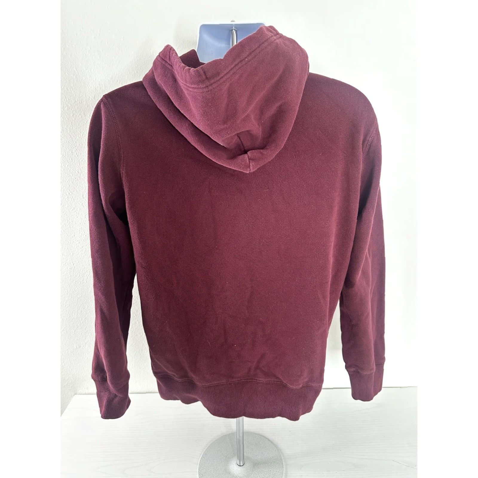 Vintage American Eagle Hoodie Pullover Men Red S Short Sleeve Crew Neck Pocket Hooded All Seasons Regular Sweatshirt Size US S / EU 44-46 / 1 - 2 Thumbnail