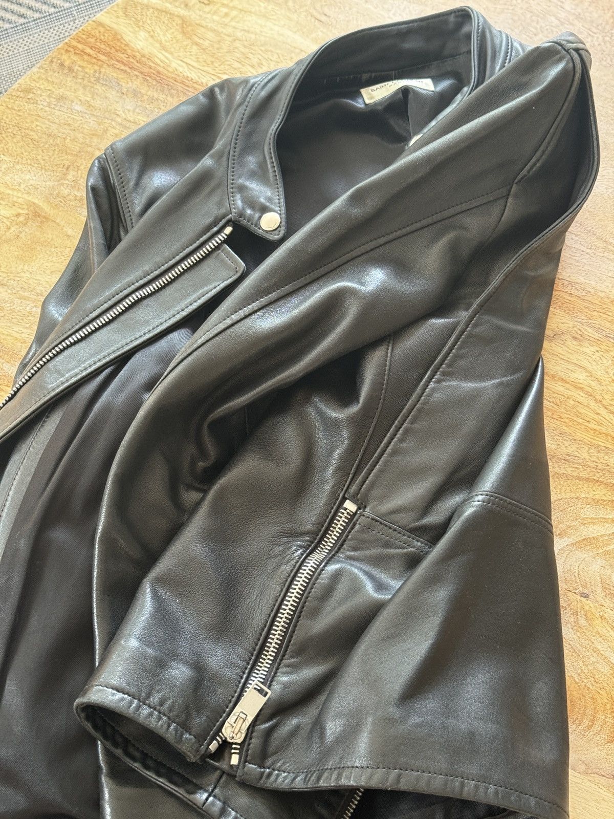 Saint Laurent Paris Saint Laurent Paris leather bomber Size US M / EU 48-50 / 2 - 4 Thumbnail