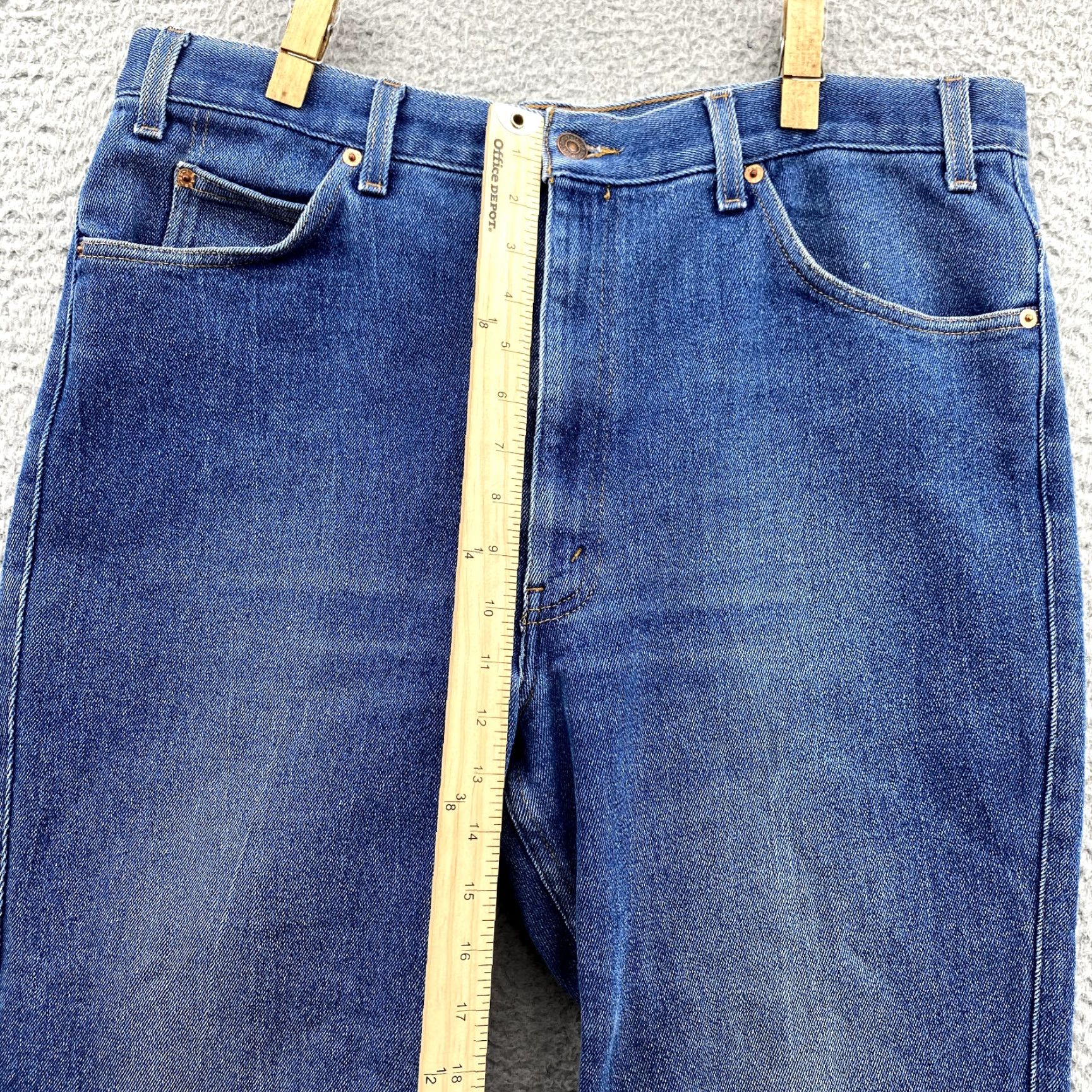 Levi's VINTAGE Levi's Jeans 517 Mens Denim 36x23 Bootcut Cropped Inseam 90s City Western Casual 5-Pocket Levi's 500 Series Jeans Size US 36 / EU 52 - 4 Thumbnail