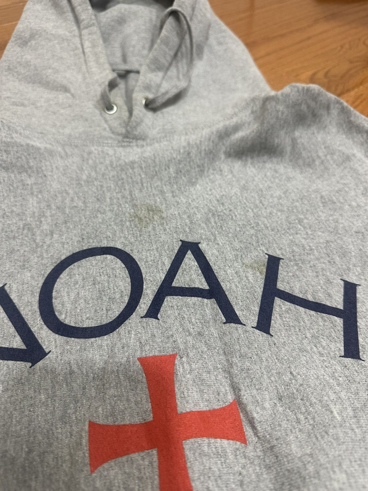 Noah NOAH Core Logo Hoodie Size Large (Heather Grey) Size US L / EU 52-54 / 3 - 5 Thumbnail