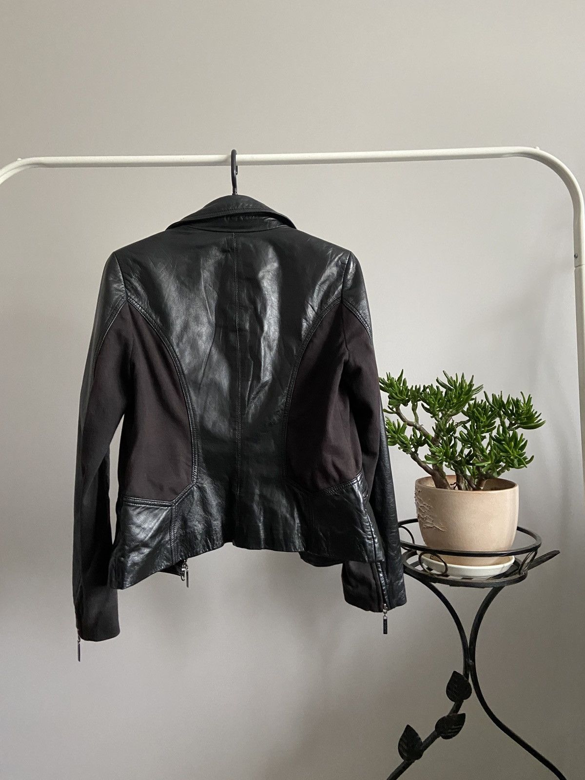 Other Onstage black Leather Jacket Size S / US 4 / IT 40 - 6 Thumbnail