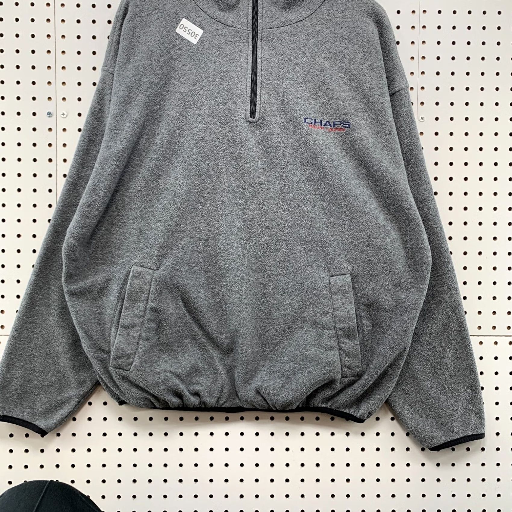 Chaps VINTAGE 90s Chaps Ralph’s Lauren 1/4 Zip Pullover Sweatshirt Men’s XL Gray 27x28 Size US XL / EU 56 / 4 - 6 Thumbnail
