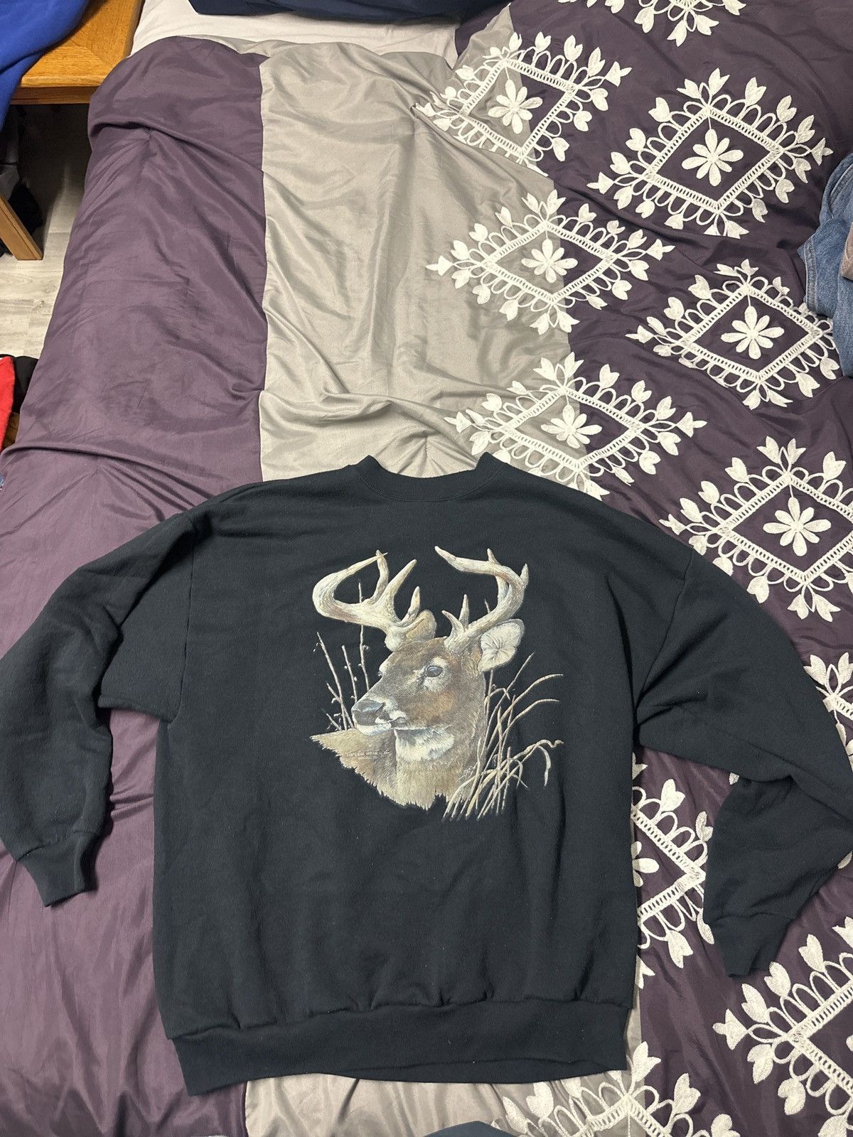 Vintage Vintage Deer Sweater Size US XL / EU 56 / 4 - 1 Preview
