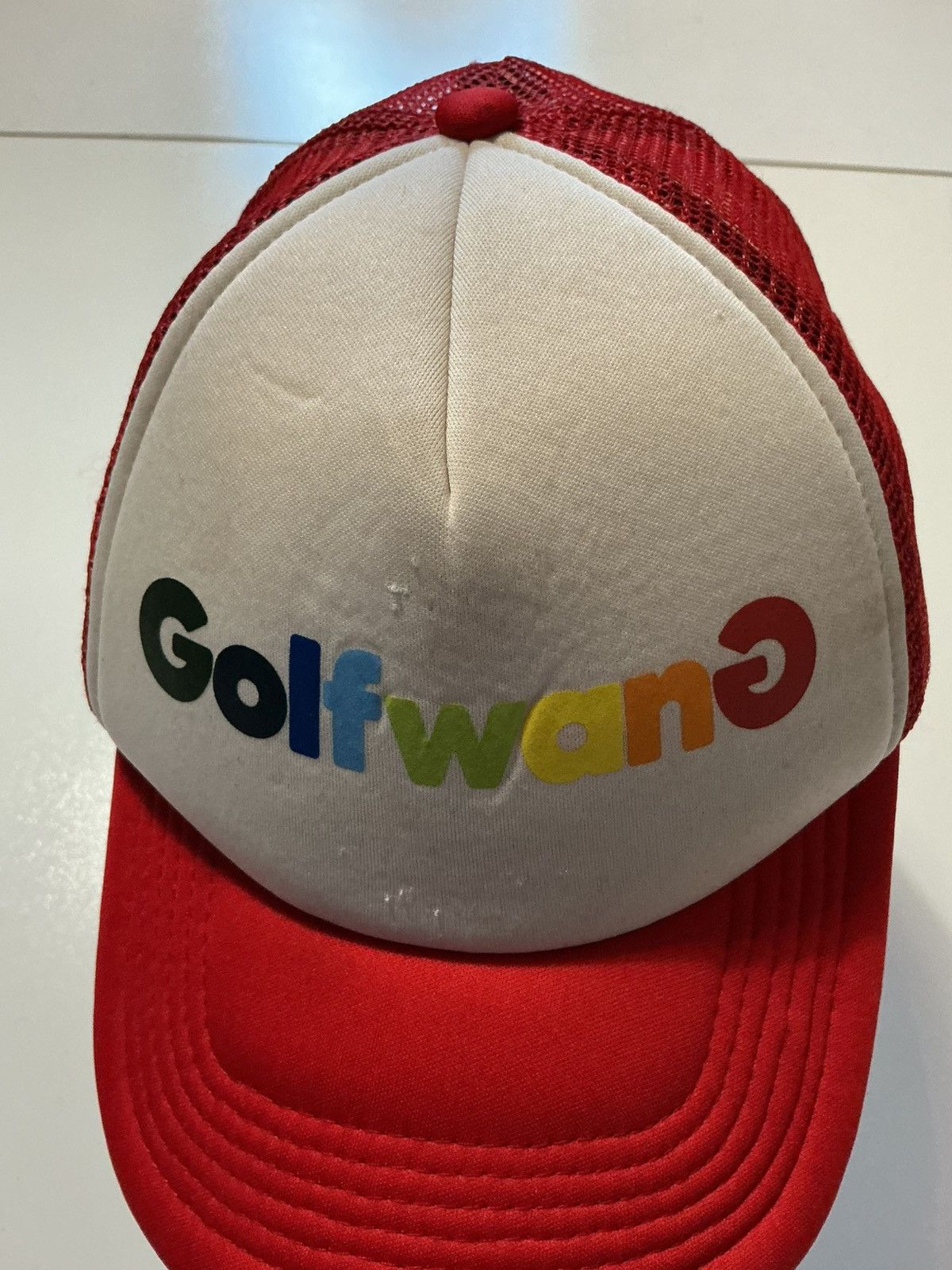Golf Wang Golf Wang Tyler The Creator Script Snapback Trucker Cap Hat Size ONE SIZE - 8 Thumbnail