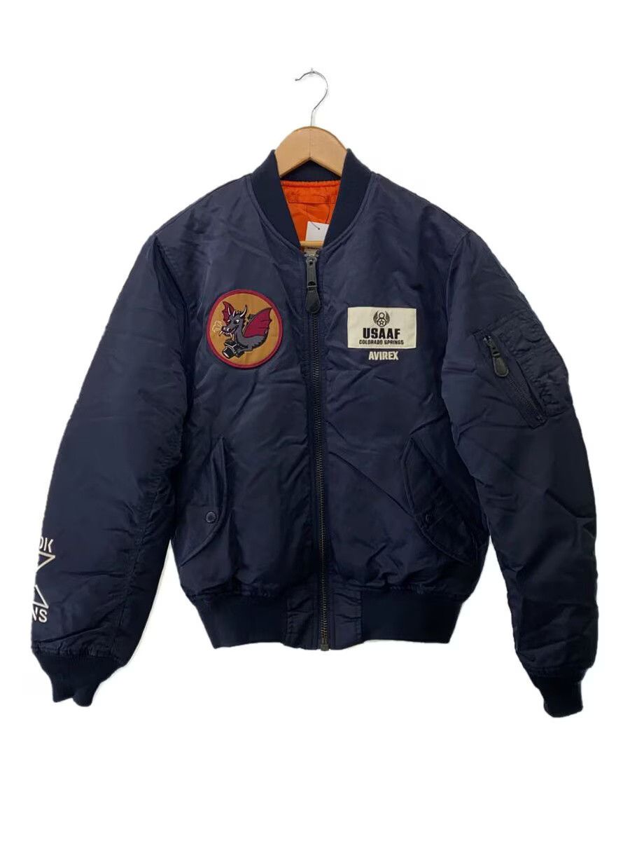 Avirex Avirex Nylon Flight Jacket Navy Size US L / EU 52-54 / 3 - 1 Thumbnail