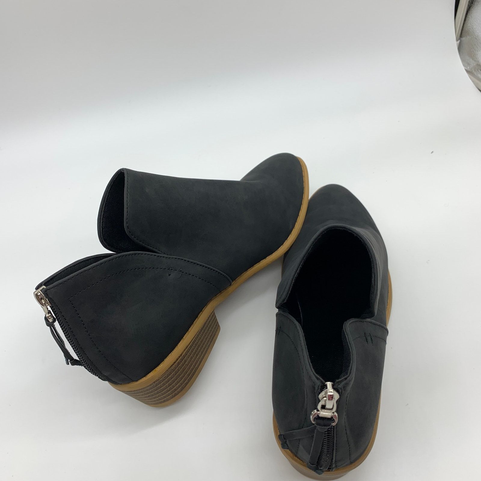 Other Womens Ankle Boot Size 10 Black Pointed Toe Zipper Size US 10 / IT 40 - 6 Thumbnail