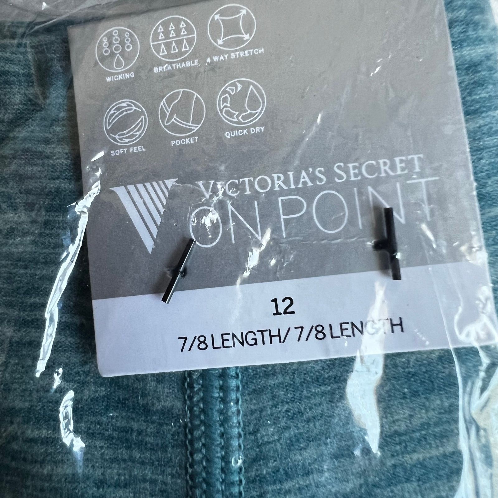 Victoria's Secret Victoria's Secret Sage Green Pocket Leggings, US12 Size 34" / US 12 / IT 48 - 6 Thumbnail