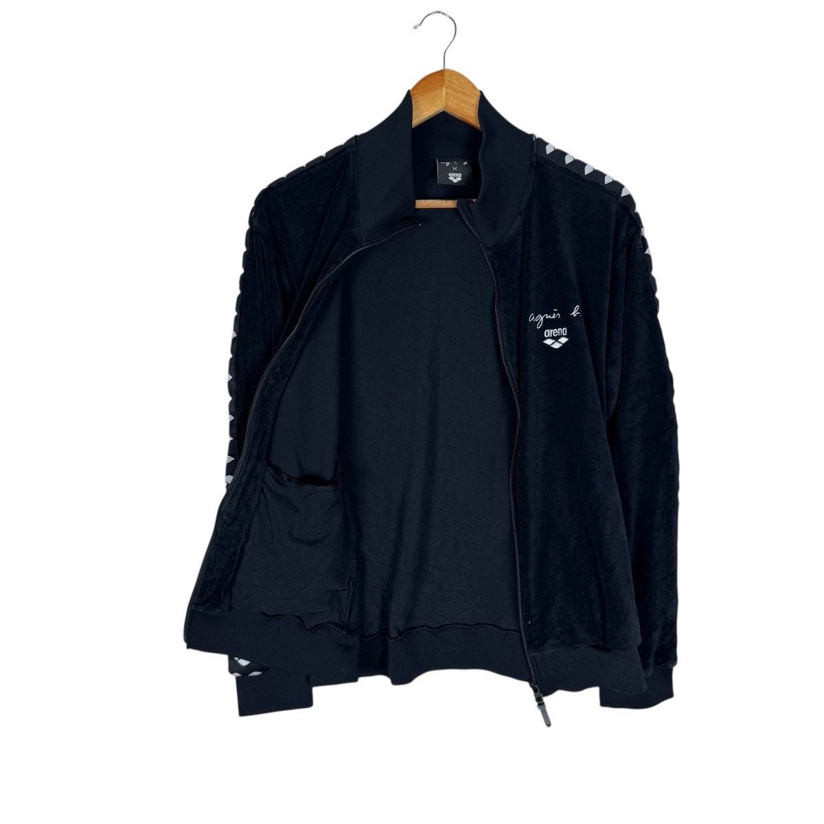 agnes b. ☀️AGNES B X ARENA VELVET ZIPPER JACKET Size US M / EU 48-50 / 2 - 6 Thumbnail