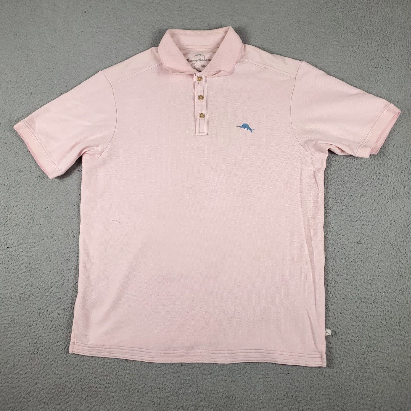 Tommy Bahama Tommy Bahama Pink Polo Shirt Medium Short Sleeve Activewear Mens - Stained, Regular Fit Size US M / EU 48-50 / 2 - 3 Thumbnail