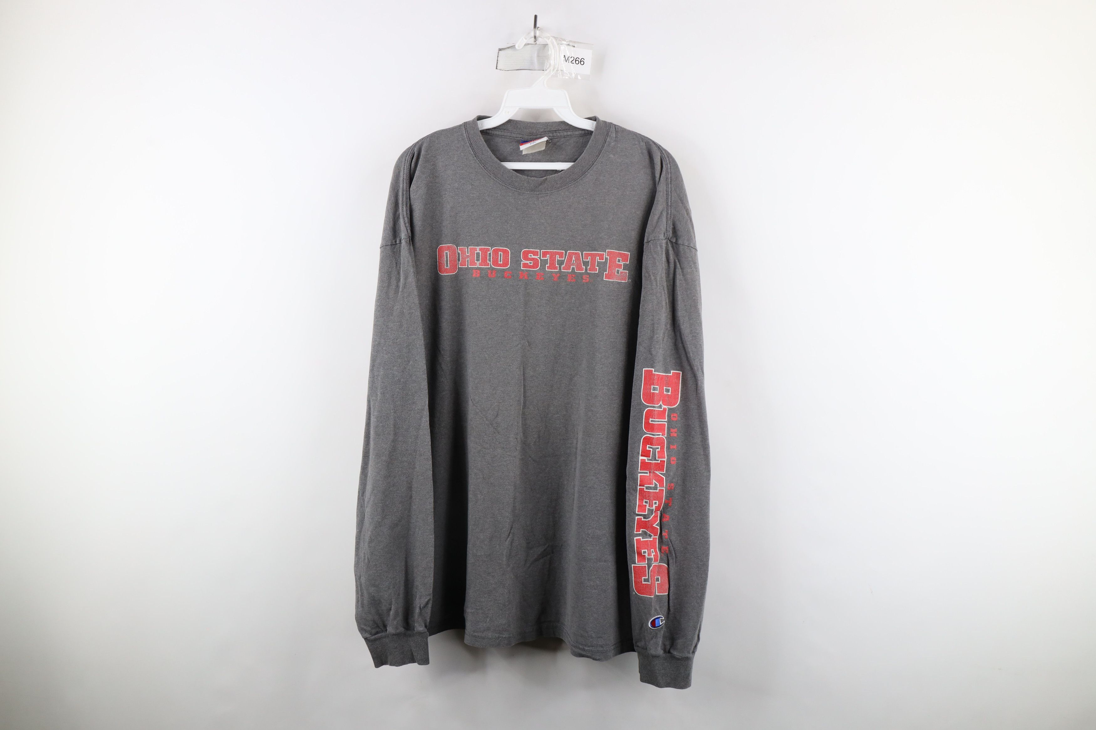 Champion × Vintage Vintage 90s Champion State University Long Sleeve T-Shirt Size US XXL / EU 58 / 5 - 1 Thumbnail