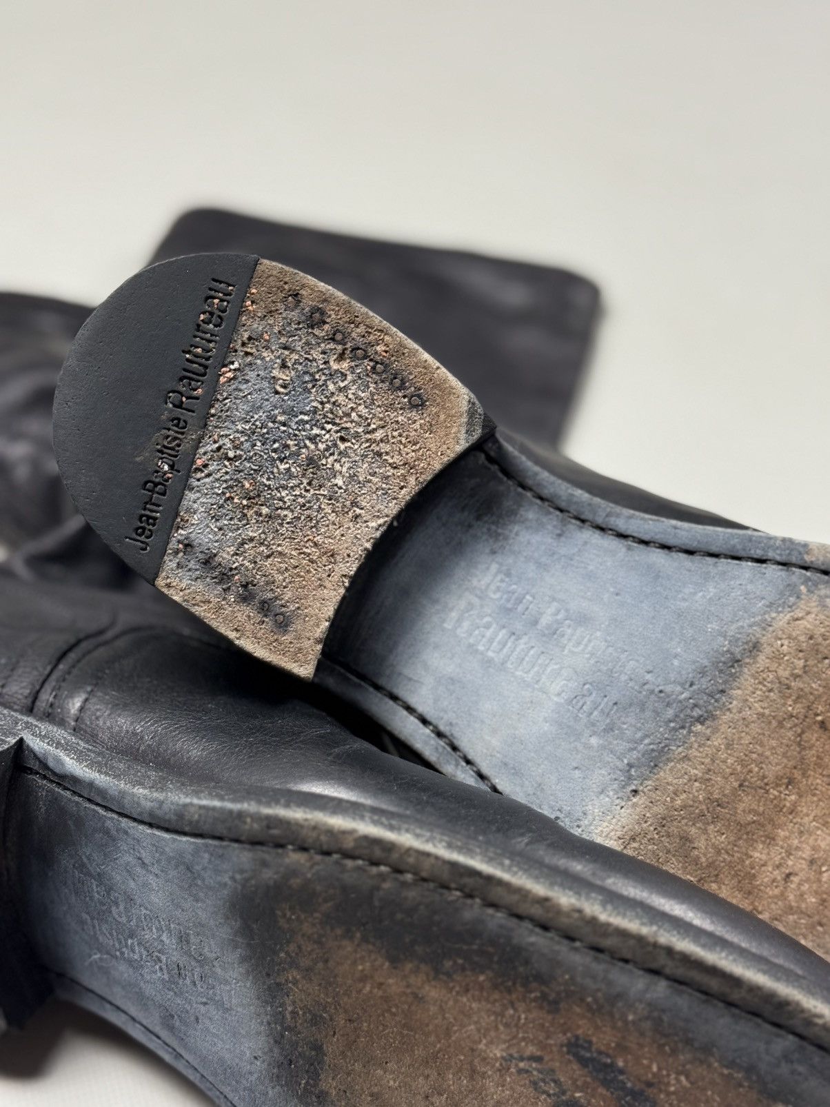 Jean Baptiste Rautureau Jean-Baptiste Rautureau Avant-Garde Leather Boots Shoes Size US 8 / EU 41 - 18 Thumbnail