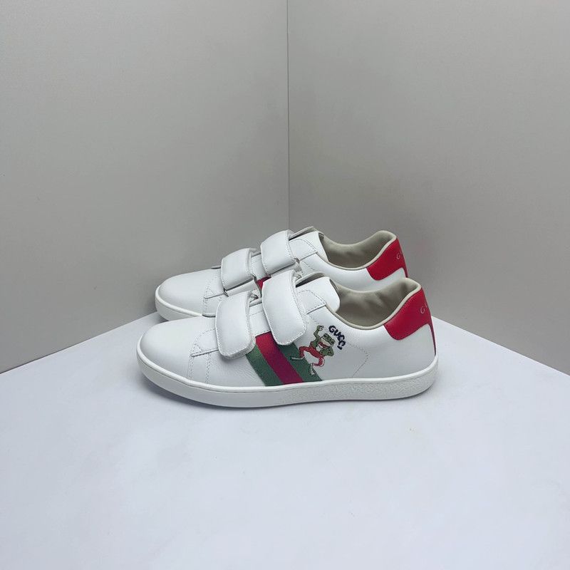Gucci Gucci ACE Low-Top Velcro Children's Sneakers 0079 Size US 5 / EU 37 - 1 Thumbnail