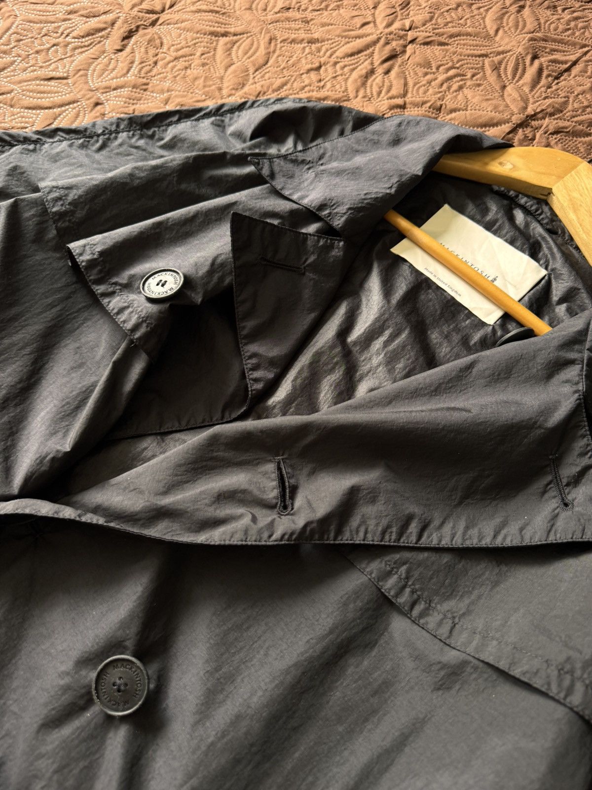 Mackintosh MACKINTOSH DOUBLE BREASTED TRENCH COAT LIGHT JACKET Size US XL / EU 56 / 4 - 11 Thumbnail