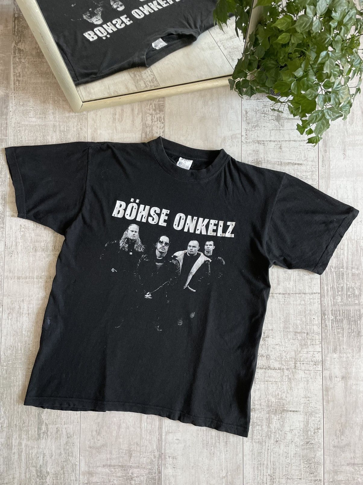 Band Tees × Vintage Vintage Böhse Onkelz 90’s Band T-Shirt RARE Size US M / EU 48-50 / 2 - 2 Thumbnail