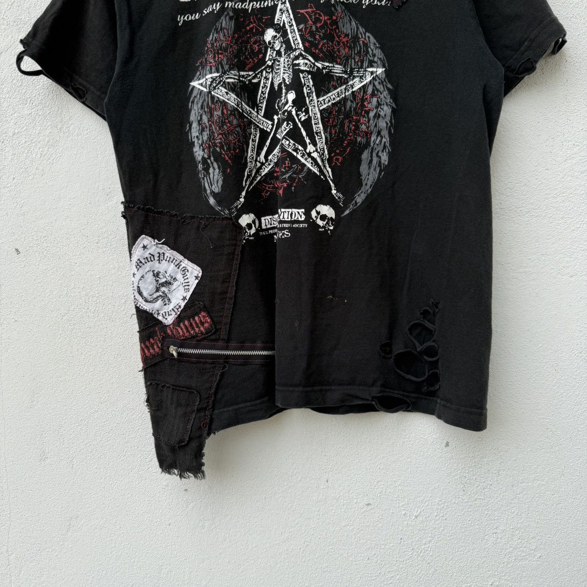 Seditionaries Vintage Mad Punk Gothic Cross Bondage Shirt Size US L / EU 52-54 / 3 - 5 Thumbnail
