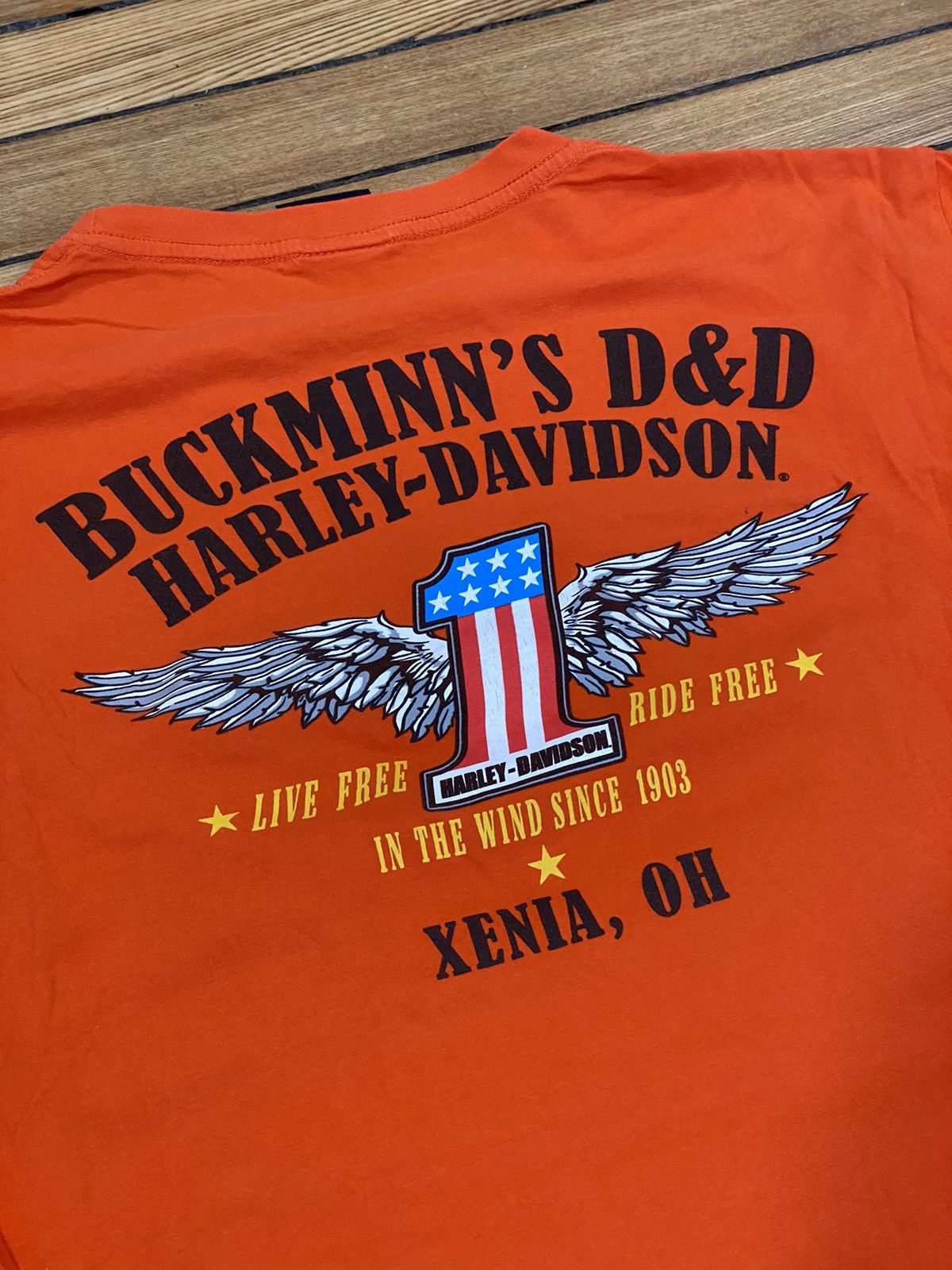 Harley Davidson × Vintage Hd Xenia OH M/L Tshirt Size US M / EU 48-50 / 2 - 4 Thumbnail