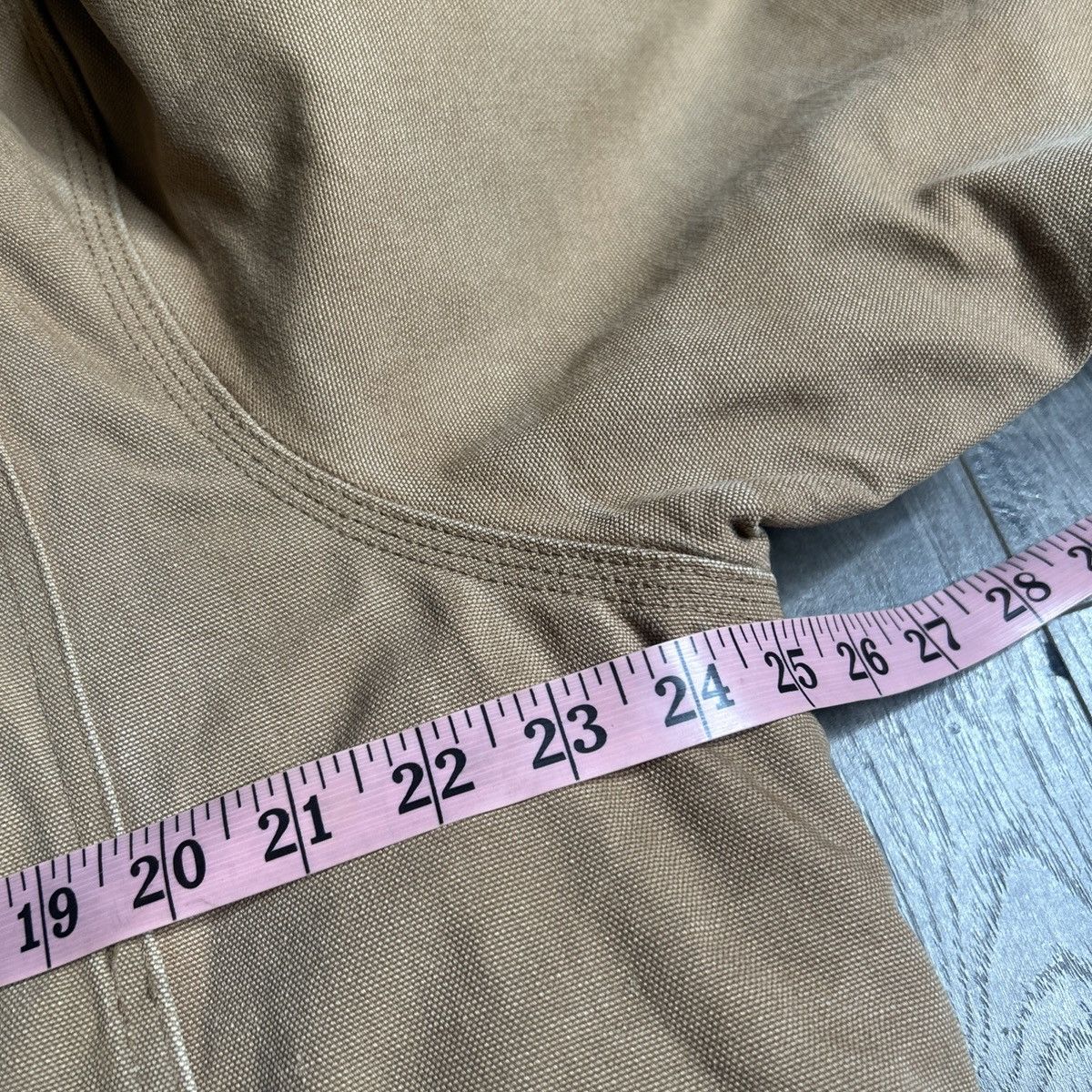 Carhartt Vintage 90s carhartt artic tan chore jacket with hood Size US L / EU 52-54 / 3 - 6 Thumbnail