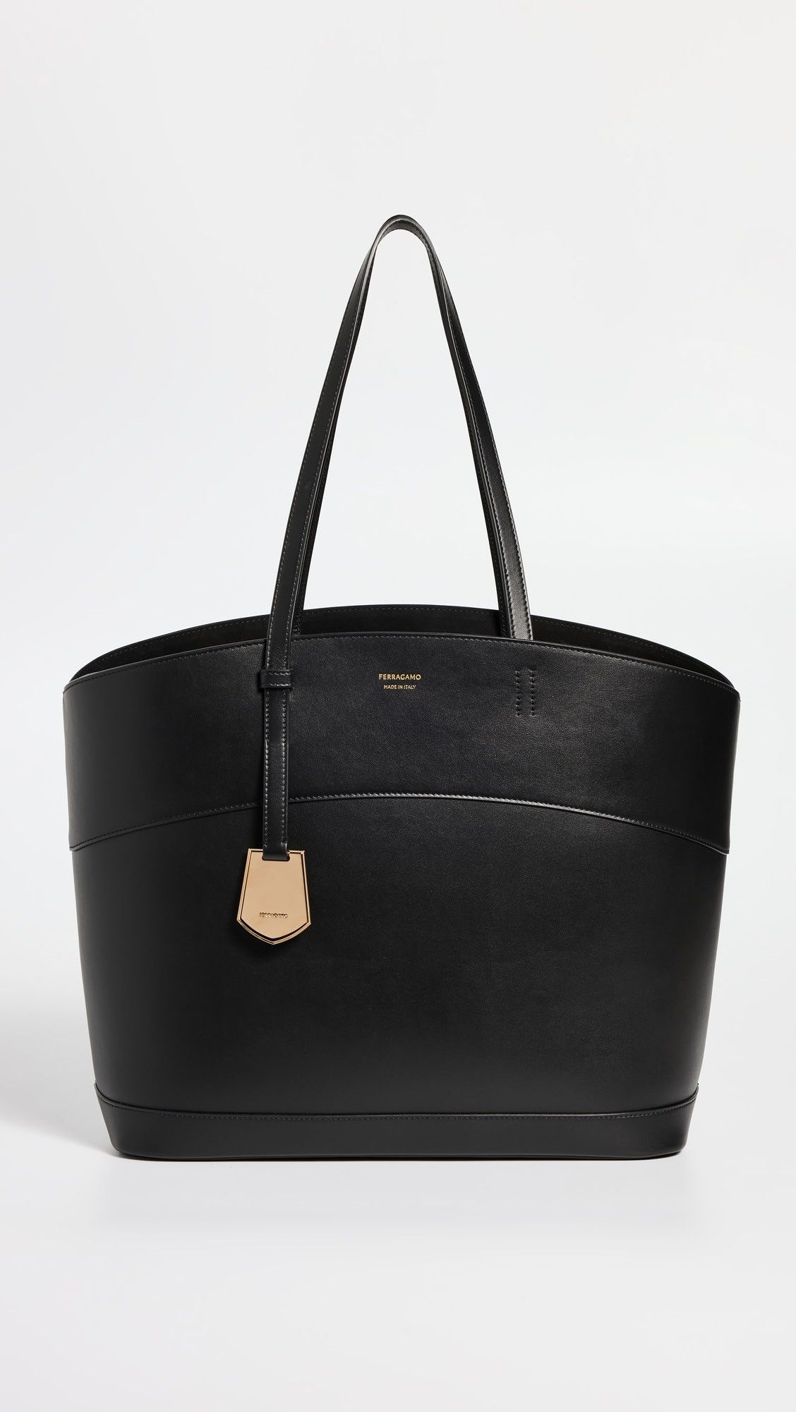 Salvatore Ferragamo o1s1rm0924 Size: OS / Charming Tote Bag in Black Size ONE SIZE - 1 Thumbnail
