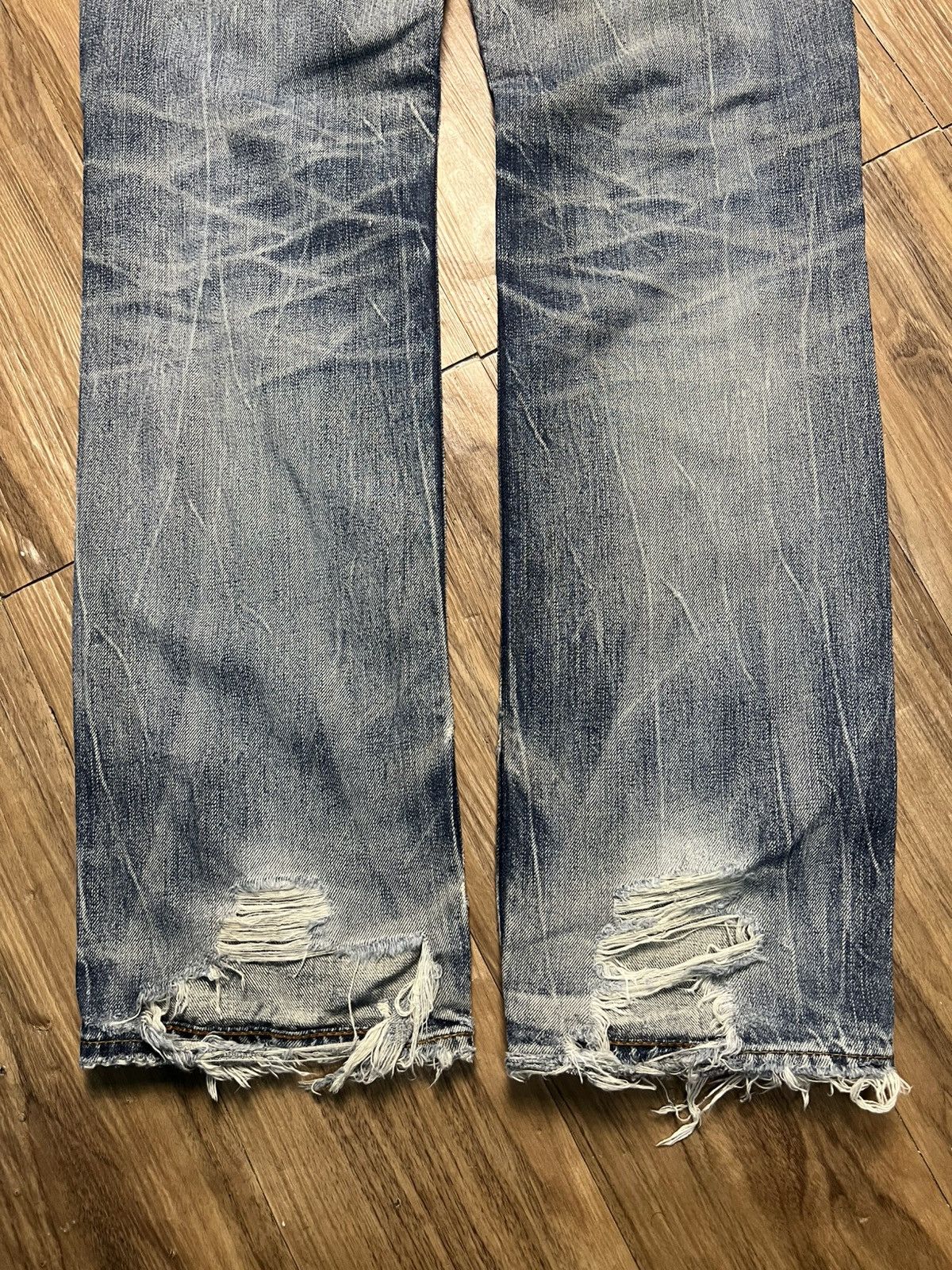 Levi's Levi’s 502 Custom Ripped Jeans (43) Size US 30 / EU 46 - 16 Thumbnail