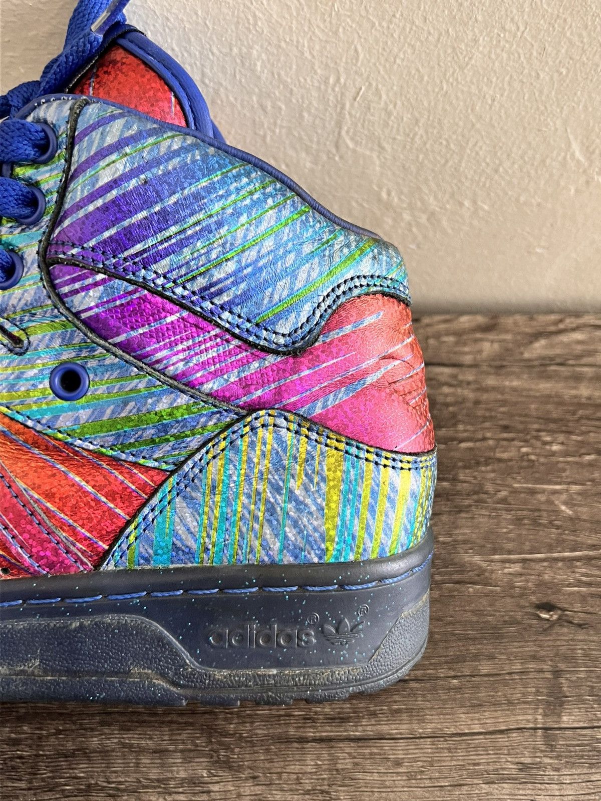 Adidas × Jeremy Scott Foil Sneakers Size US 7 / IT 37 - 8 Thumbnail