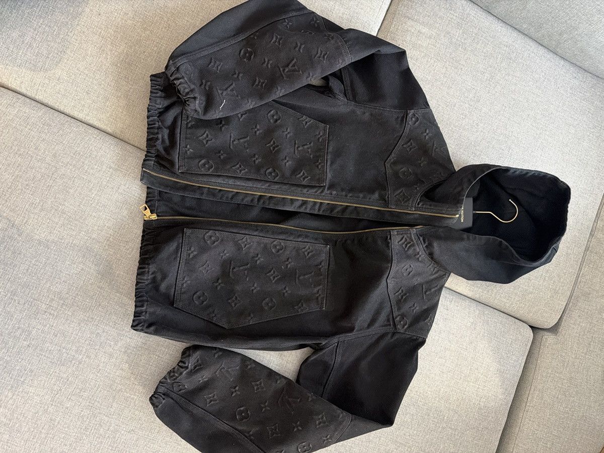 Louis Vuitton Louis Vuitton Monogram Denim Black Jacket Size US M / EU 48-50 / 2 - 12 Thumbnail