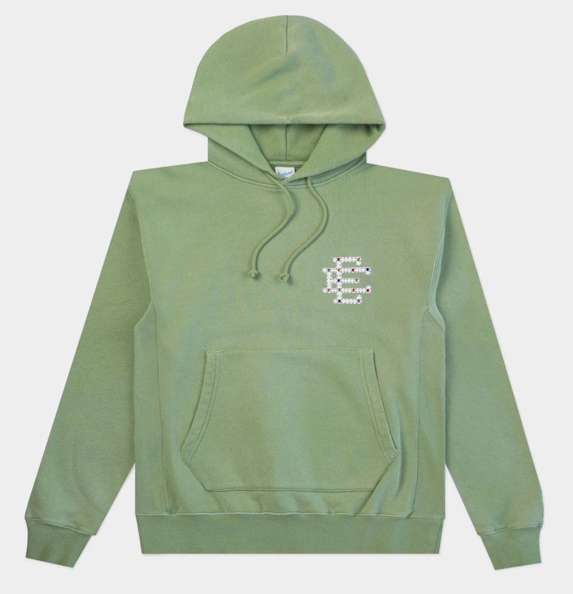Eric Emanuel Eric Emanuel green studded EE hoodie extra large Size US XL / EU 56 / 4 - 1 Thumbnail