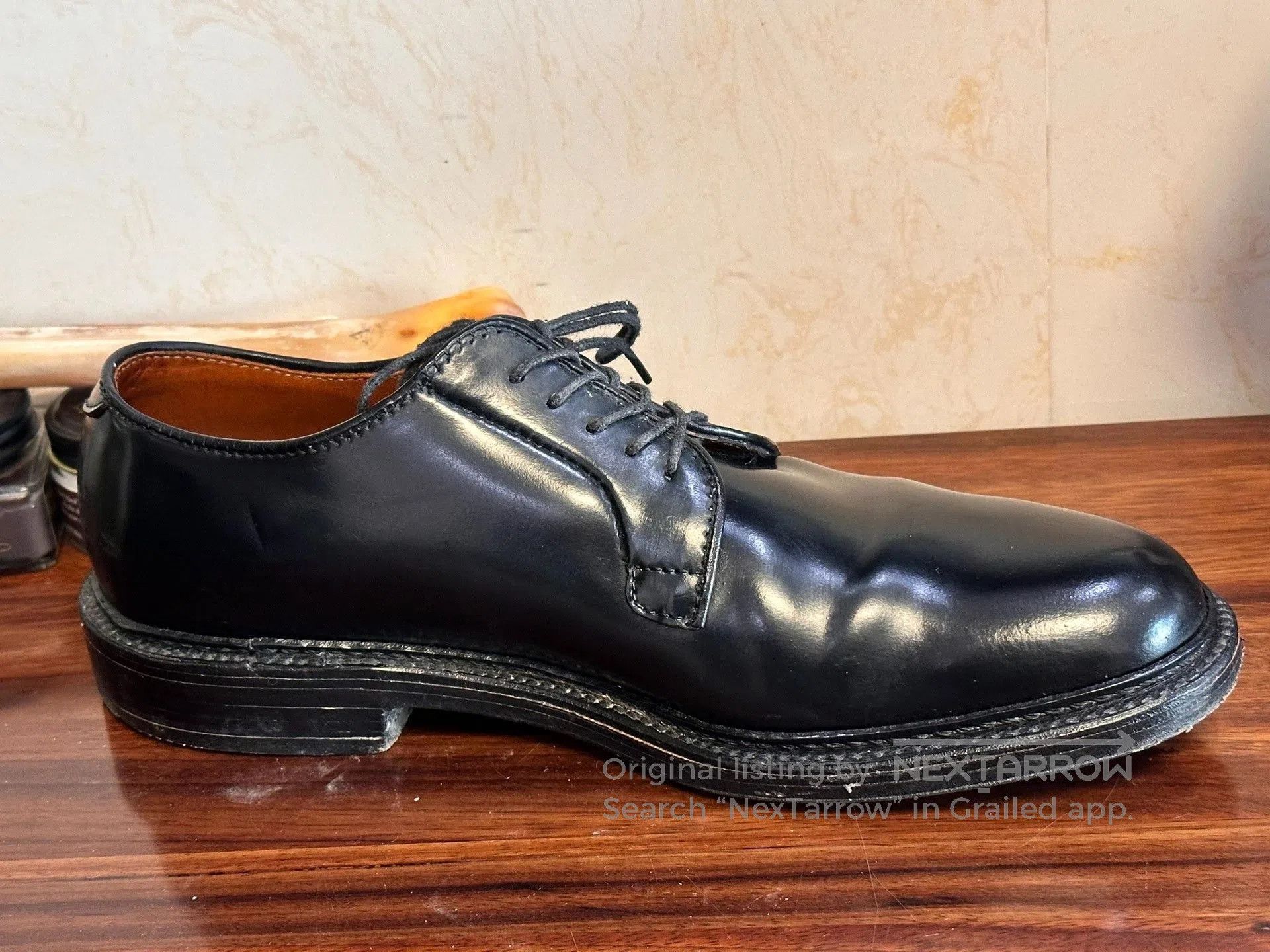 Alden Alden PTB 9901 Black Shell Cordovan. Size US 8 / EU 41 - 5 Thumbnail