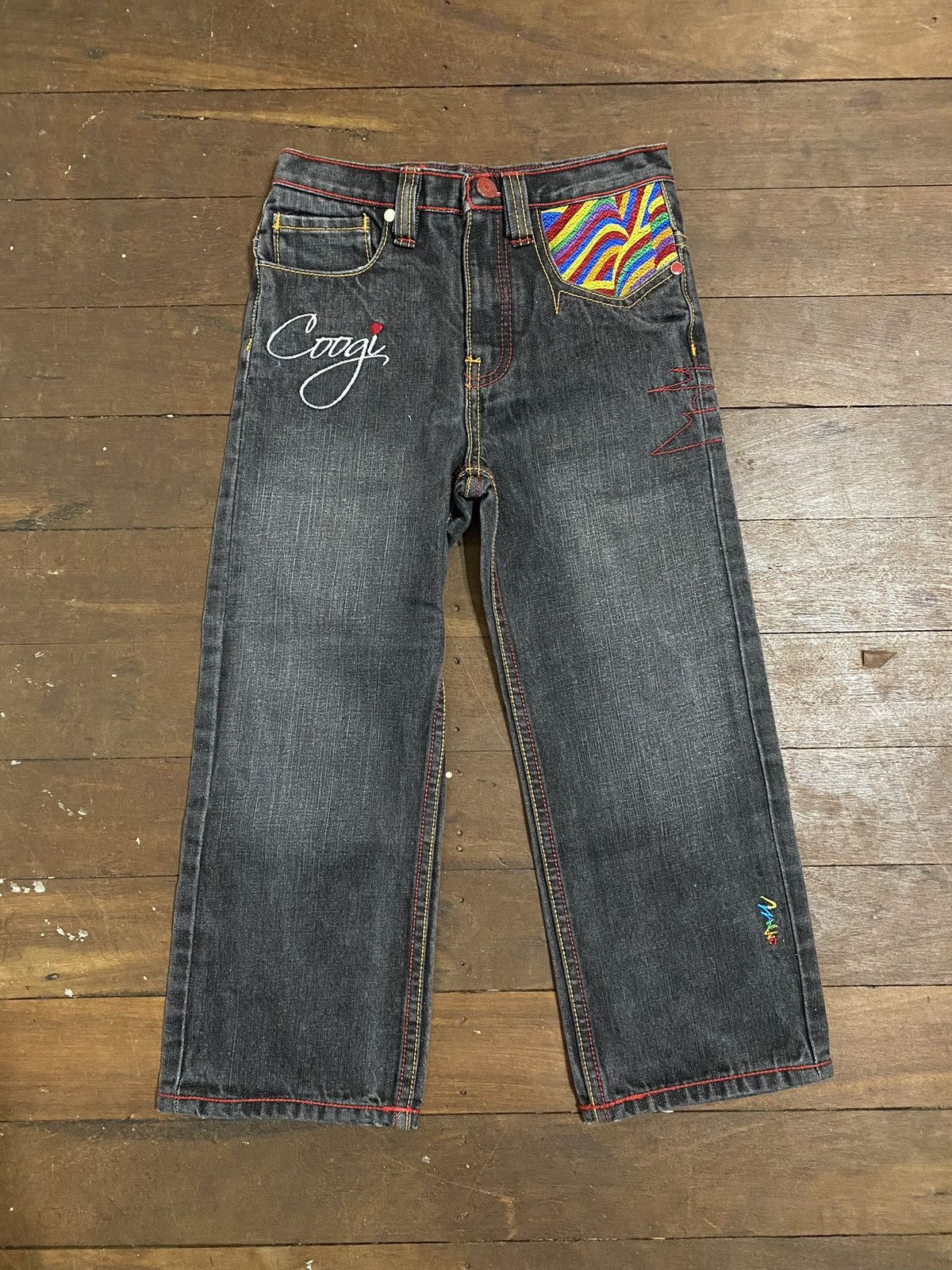 Vintage Vintage embroidered Coogi denim jeans. Size US XS / EU 42 / 0 - 1 Thumbnail