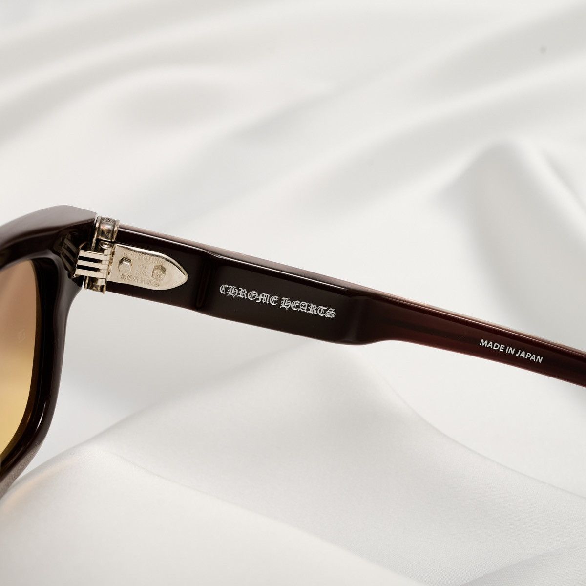 Chrome Hearts CHROME HEARTS DICK FITZENER CLASSIC BROWN SUNGLASSES Size ONE SIZE - 4 Thumbnail