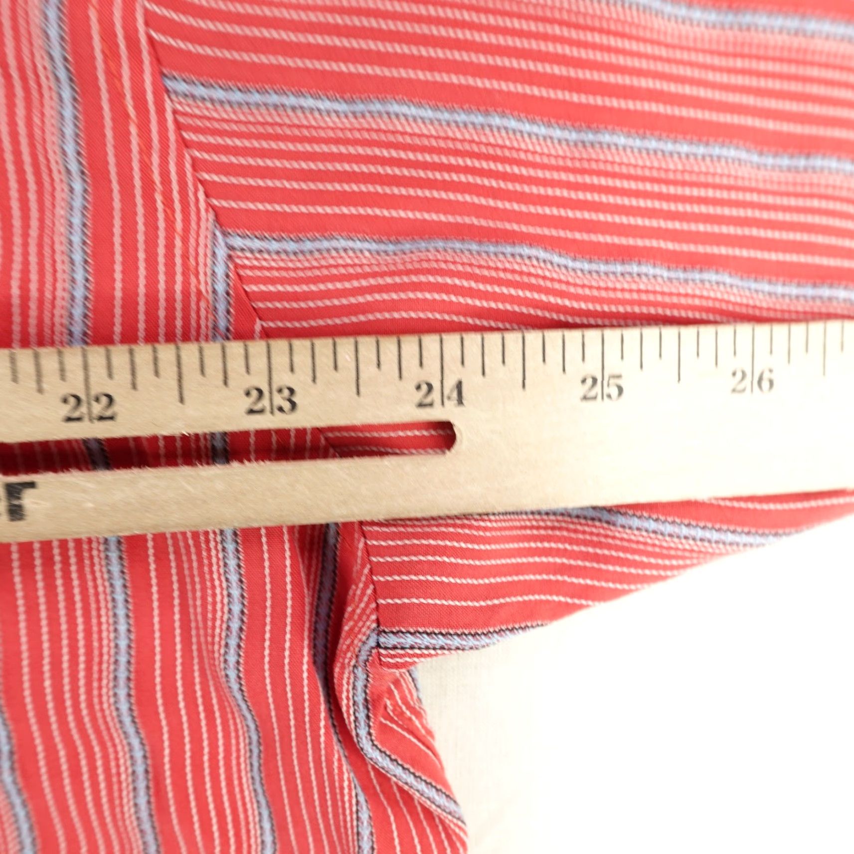 BUGATCHI Bugatchi Uomo Shirt Mens Large Red Striped Short Sleeve Button-Up Modal Rayon Size US L / EU 52-54 / 3 - 6 Thumbnail