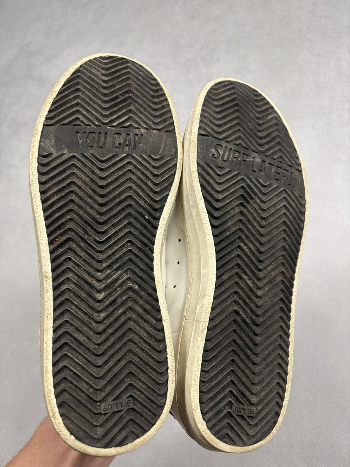 P448 P448 John White Leather Sneakers Leopard Pony Hair Toe 37 Size US 7 / IT 37 - 5 Thumbnail