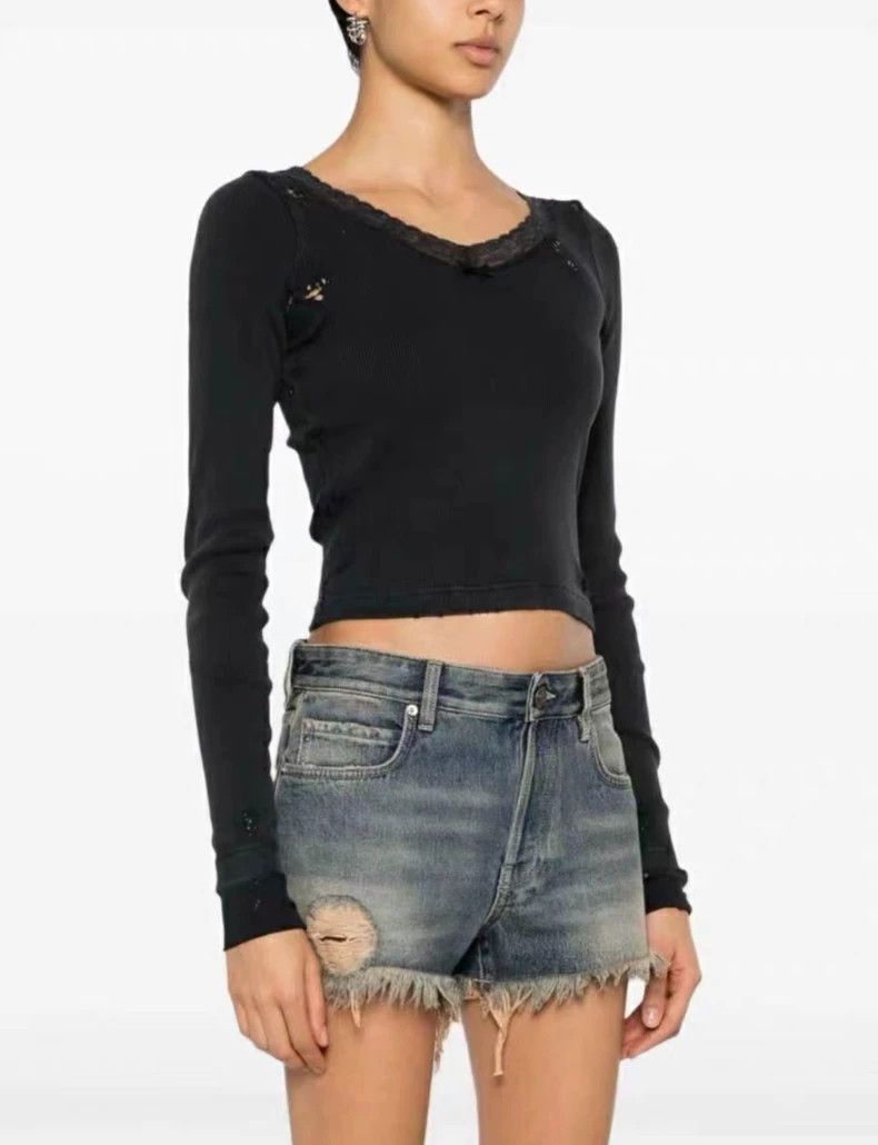 Balenciaga Balenciaga Smoky Old Ripped Slim Top Size XS / US 0-2 / IT 36-38 - 6 Thumbnail