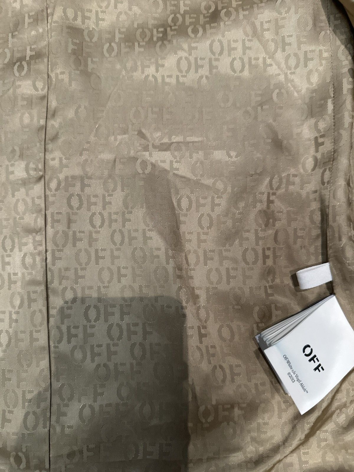Off-White OFF WHITE BEIGE BLAZER/JACKET Size 46R - 5 Thumbnail