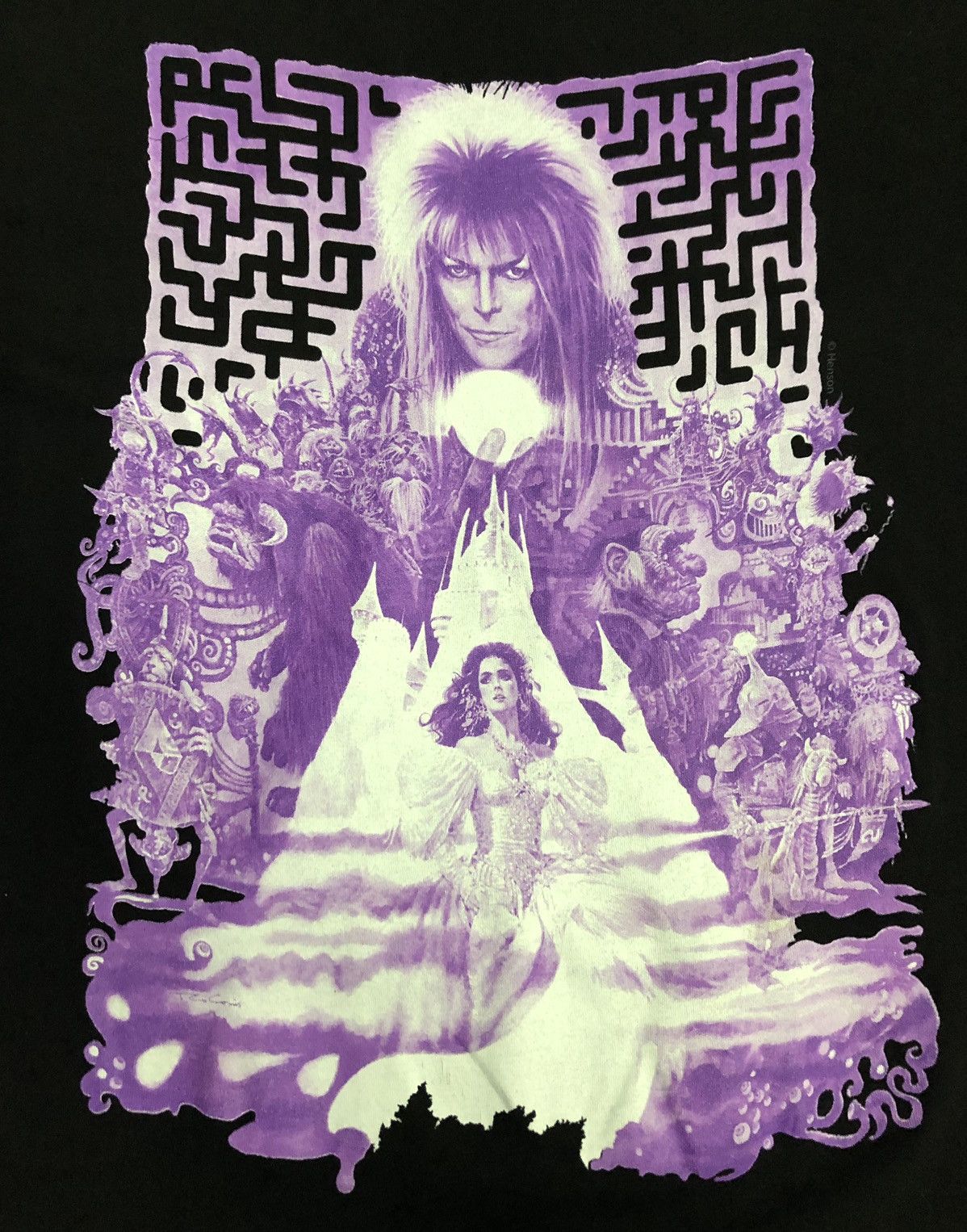 Vintage Vintage David Bowie Labyrinth T-Shirt Size US M / EU 48-50 / 2 - 3 Thumbnail