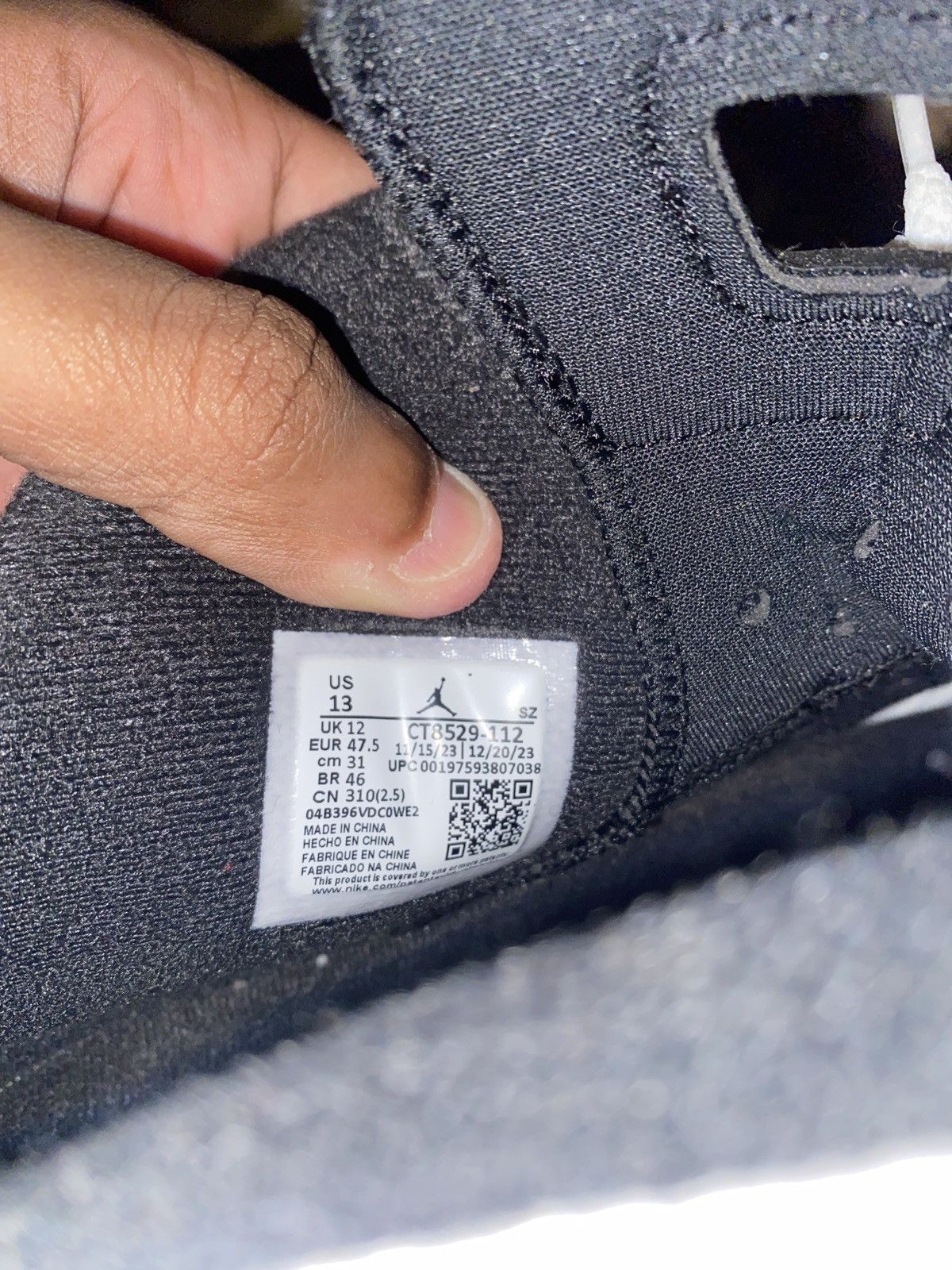 Jordan Brand Jordan 6 reverse Oreo Size US 12 / EU 45 - 7 Thumbnail