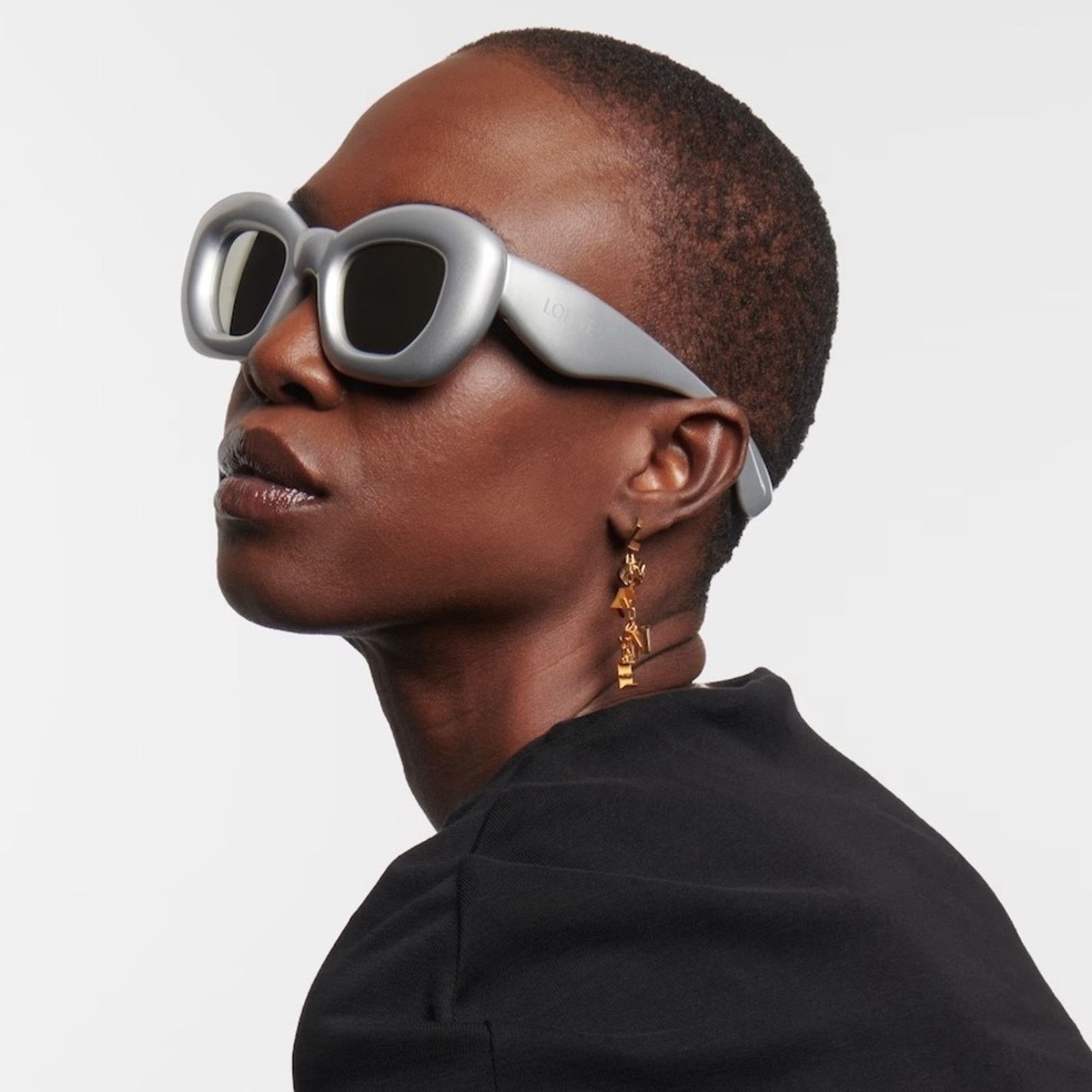 Loewe New! Loewe Silver Sunglasses LW40117I 20C, Authentic Size ONE SIZE - 1 Thumbnail