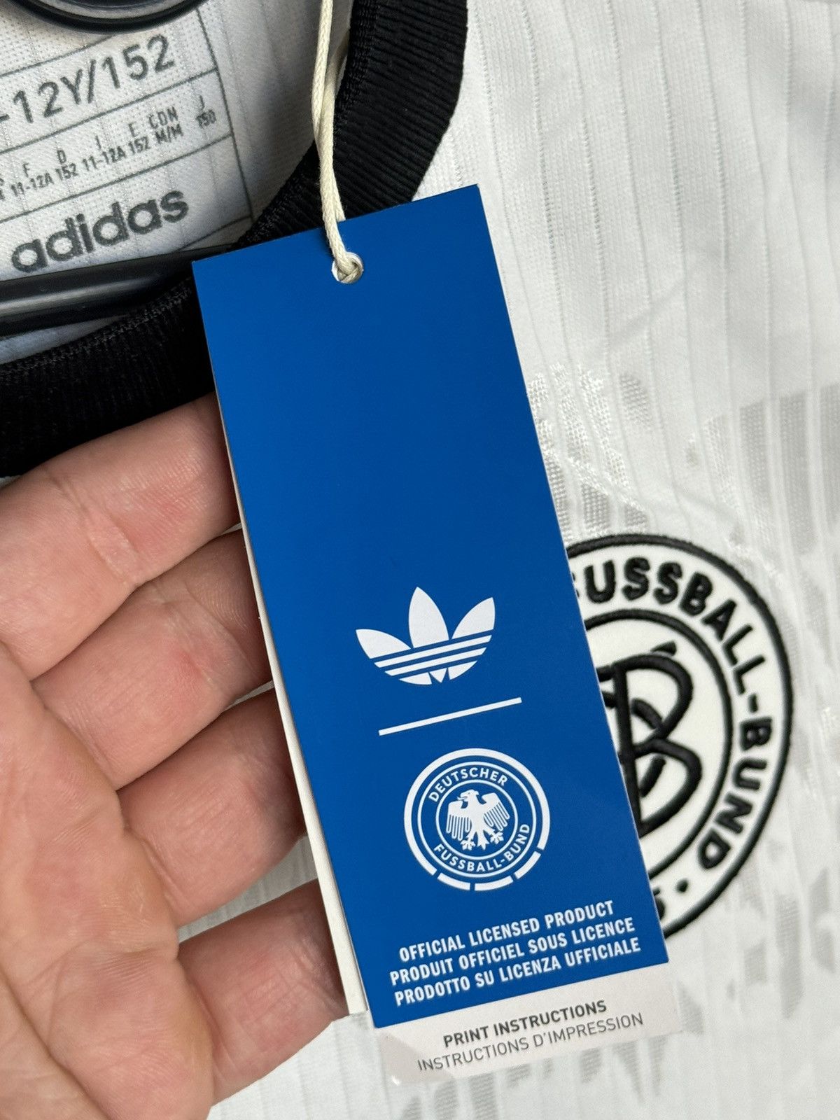 Adidas KIDS New Germany Anniversary 125 Wirtz Football Jersey Size US XS / EU 42 / 0 - 10 Thumbnail