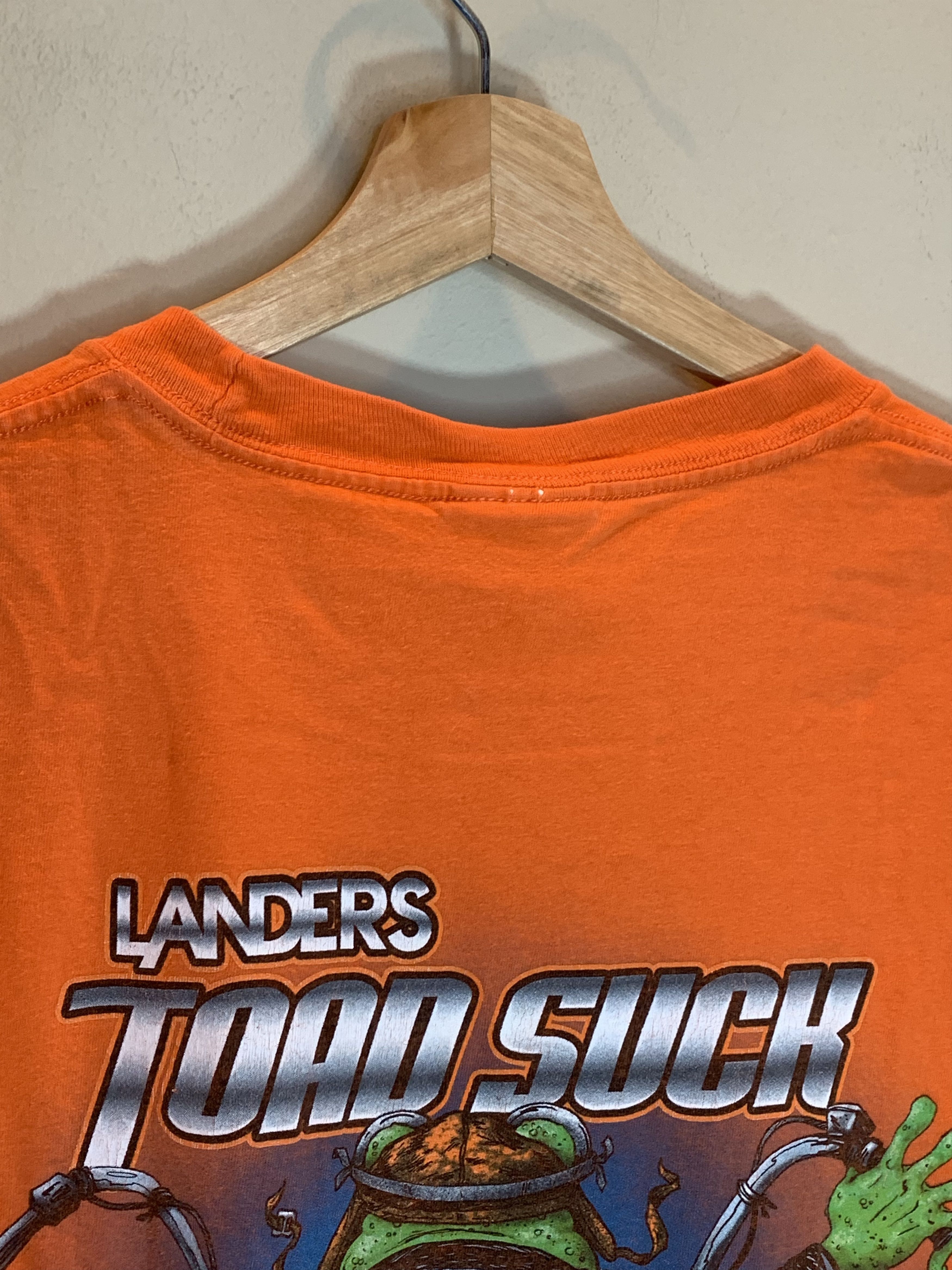Harley Davidson RARE* Vintage Harley Davidson Toad Suck Frog Biker Art Shirt Size US XL / EU 56 / 4 - 9 Thumbnail
