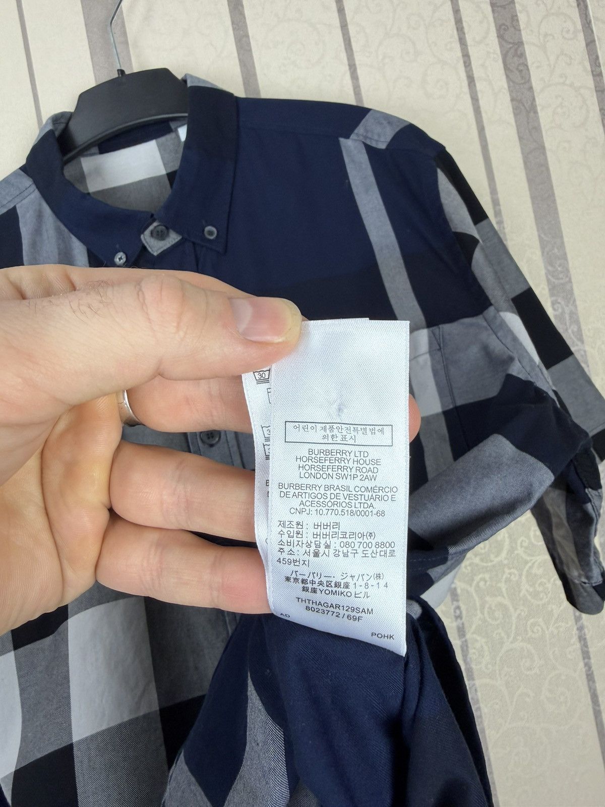 Burberry Burberry Short Sleeve Shirt Multicolor Size US M / EU 48-50 / 2 - 10 Thumbnail