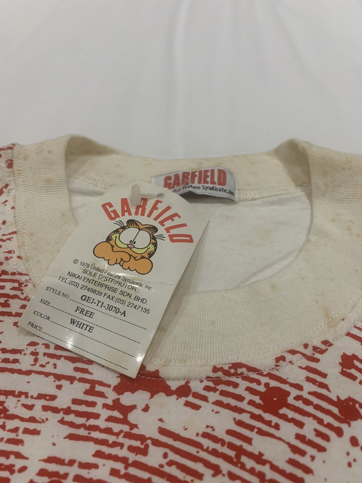 Vintage Vintage garfield tshirt Size US L / EU 52-54 / 3 - 2 Thumbnail