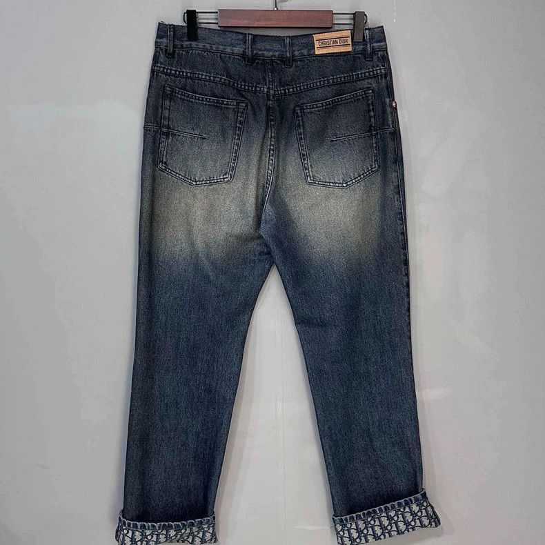 Dior Dior 25 New Monogram Straight Jeans Size US 34 / EU 50 - 4 Thumbnail