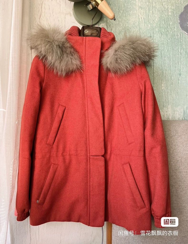 Loro Piana LORO PIANA Orange ice sheep wool coat Size M / US 6-8 / IT 42-44 - 1 Thumbnail