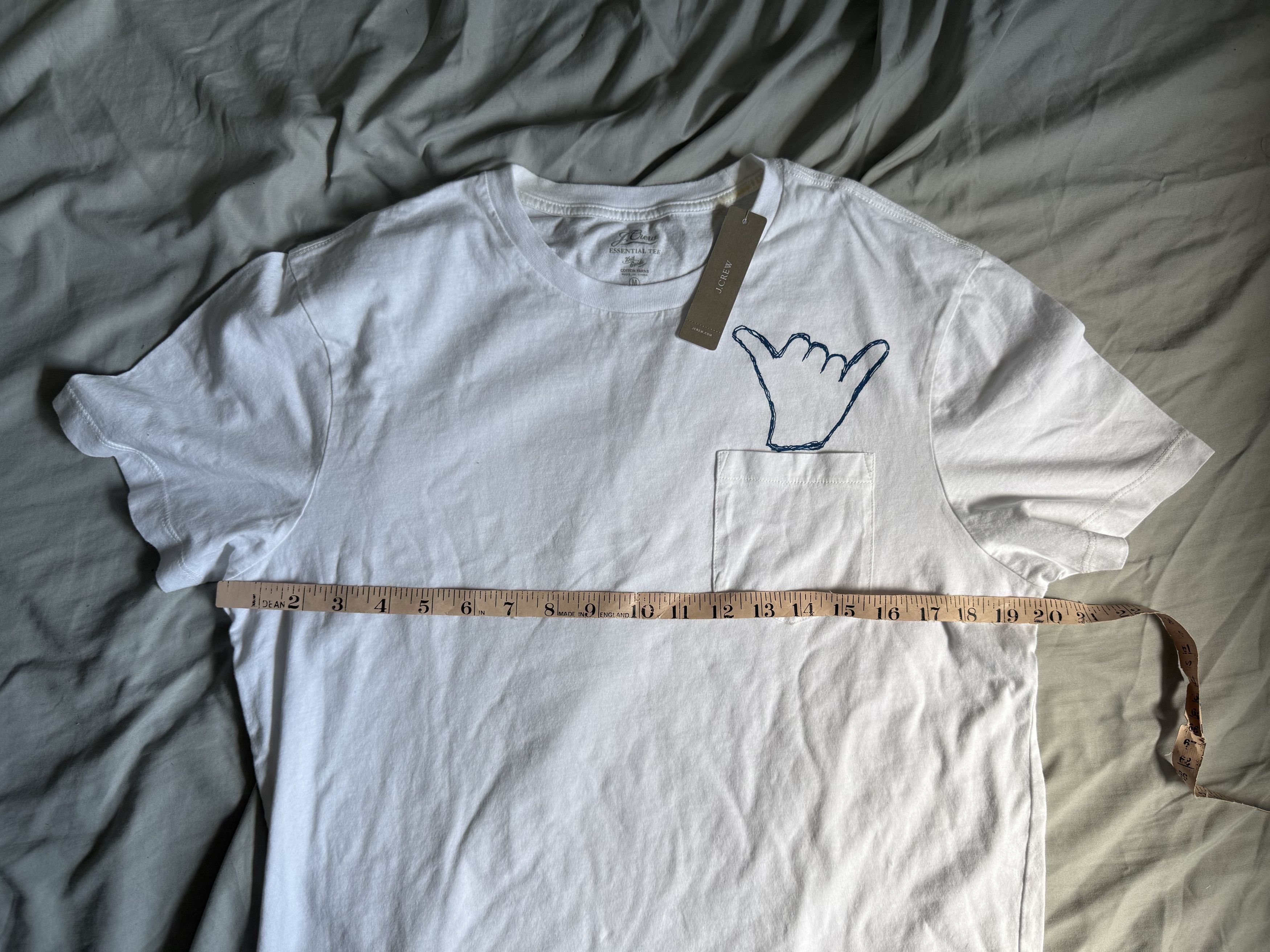 J.Crew J. Crew "Hang Loose" Essential Tee Shirt medium $48 Size US M / EU 48-50 / 2 - 2 Thumbnail