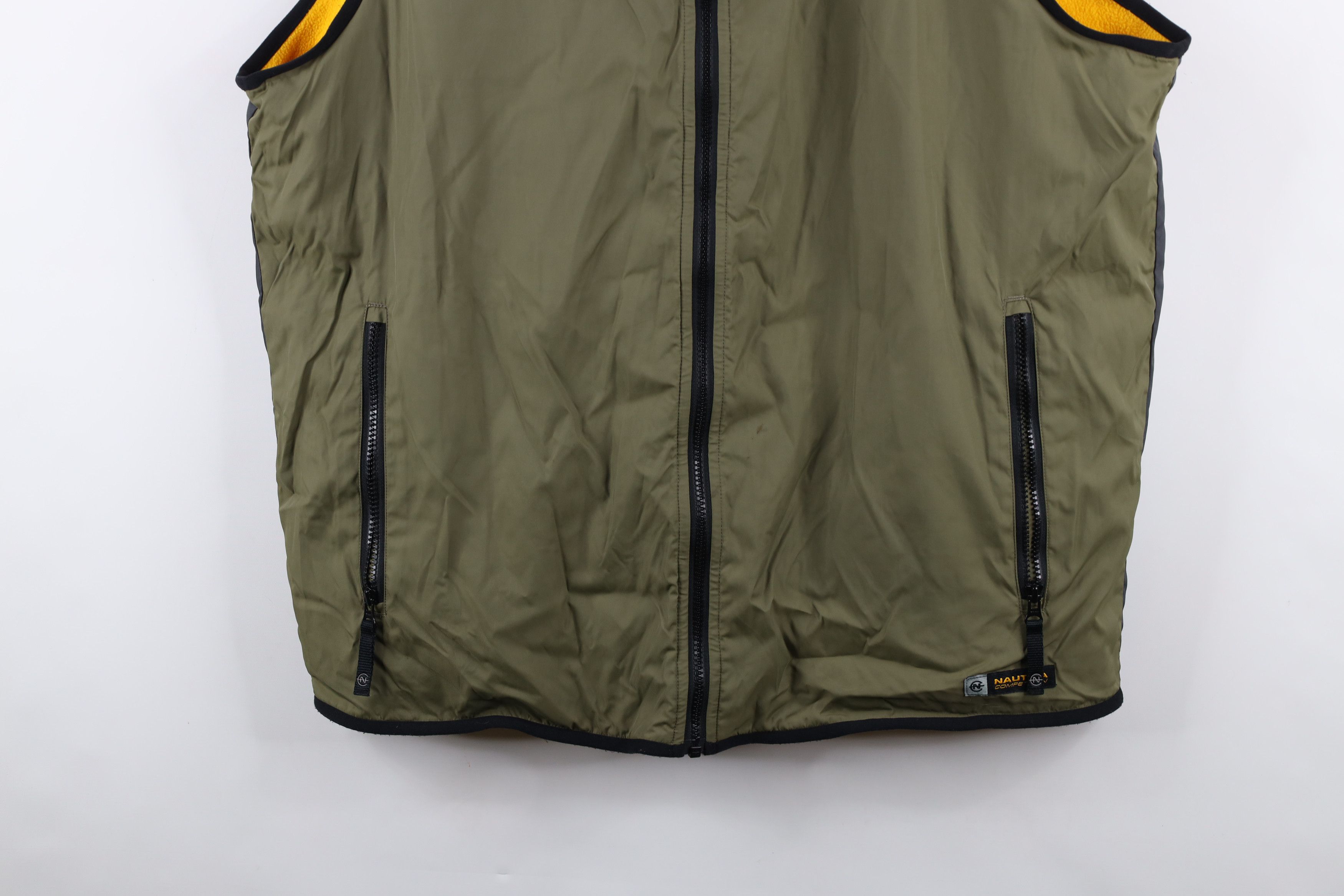 Nautica × Vintage Vintage 90s Nautica Competition Reversible Hooded Jacket Size US XXL / EU 58 / 5 - 3 Thumbnail