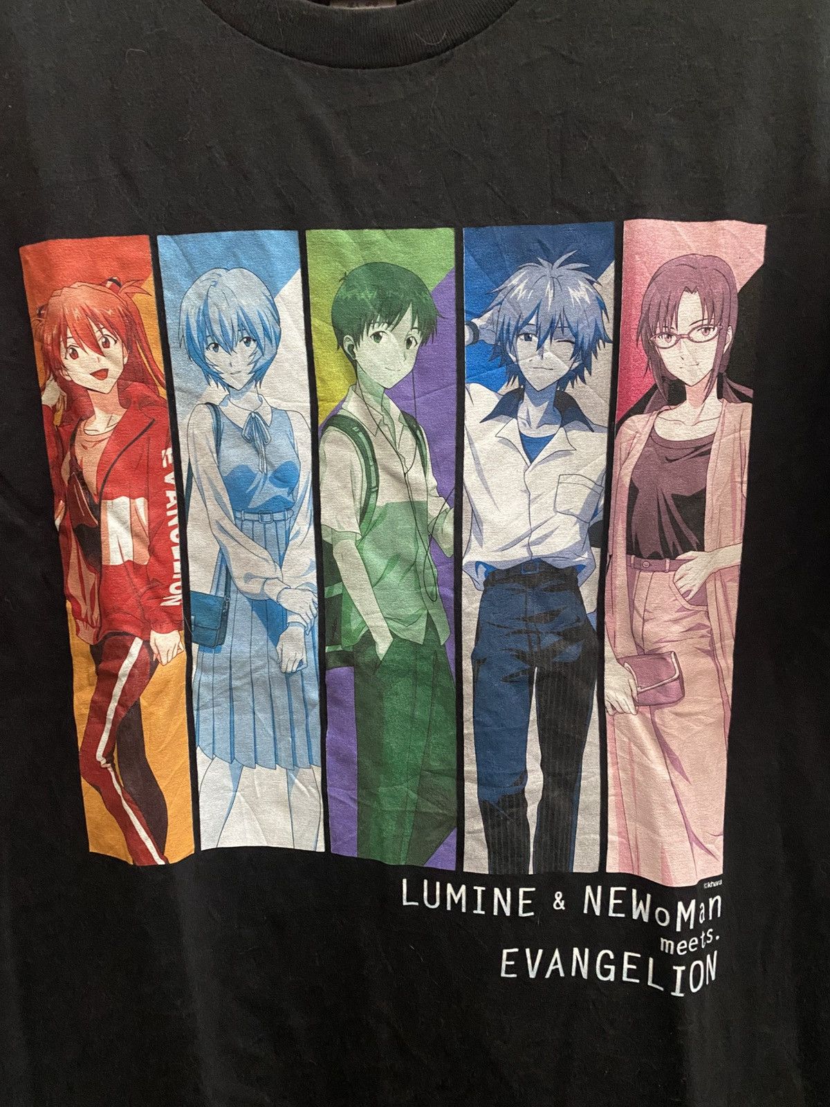 Anime VINTAGE EVANGELION OFFICIAL BLACK TEE Size US M / EU 48-50 / 2 - 2 Thumbnail