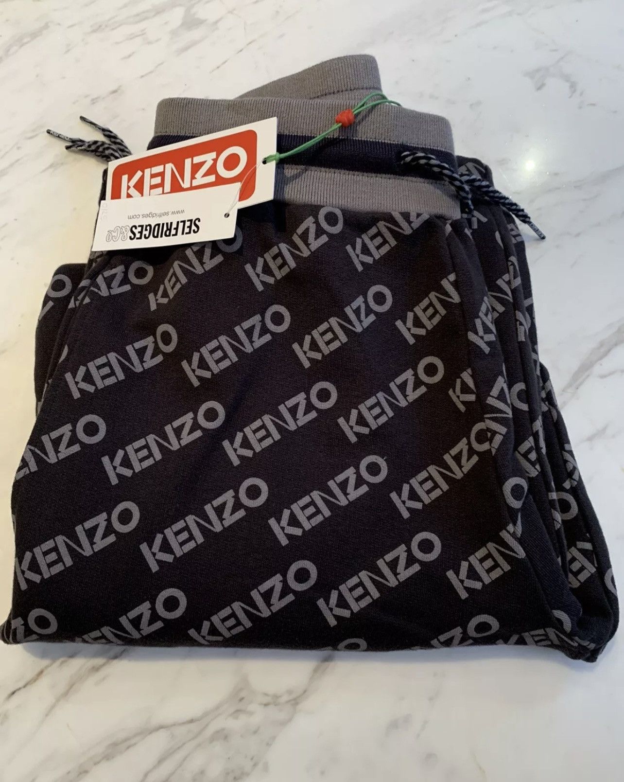 Kenzo Kenzo Monogram Straight Leg Joggers XS Unisex Navy Loses Size US 28 / EU 44 - 3 Thumbnail