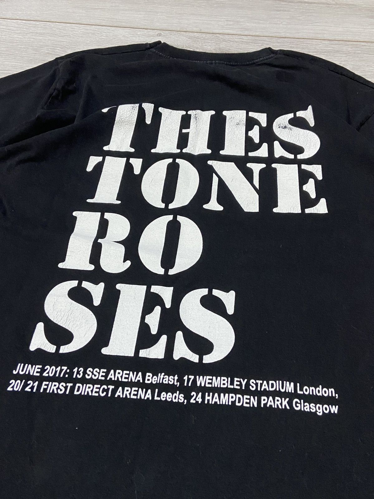 Band Tees Vintage 00s The Stone Roses Stone Island Lemon Shirt Trashed Size US M / EU 48-50 / 2 - 8 Thumbnail