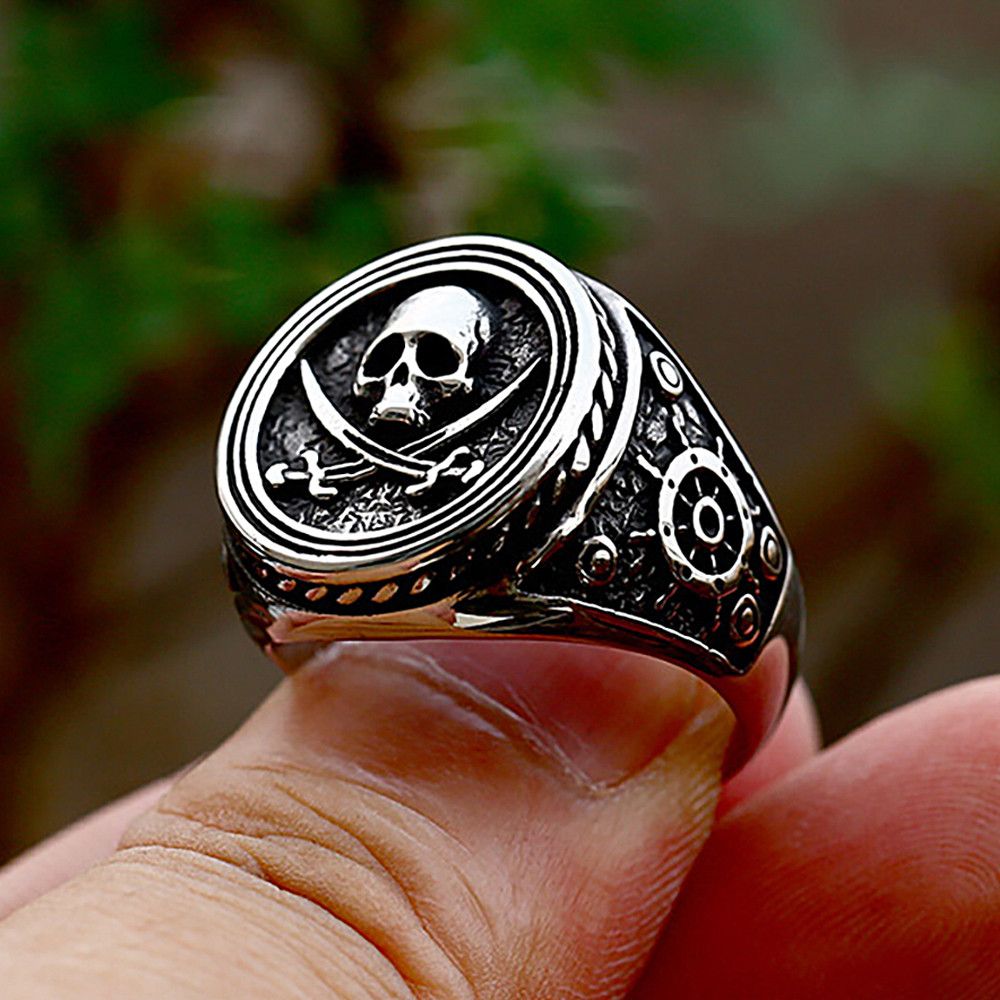 Japanese Brand × Vintage Double knife pirate ring Size ONE SIZE - 1 Thumbnail