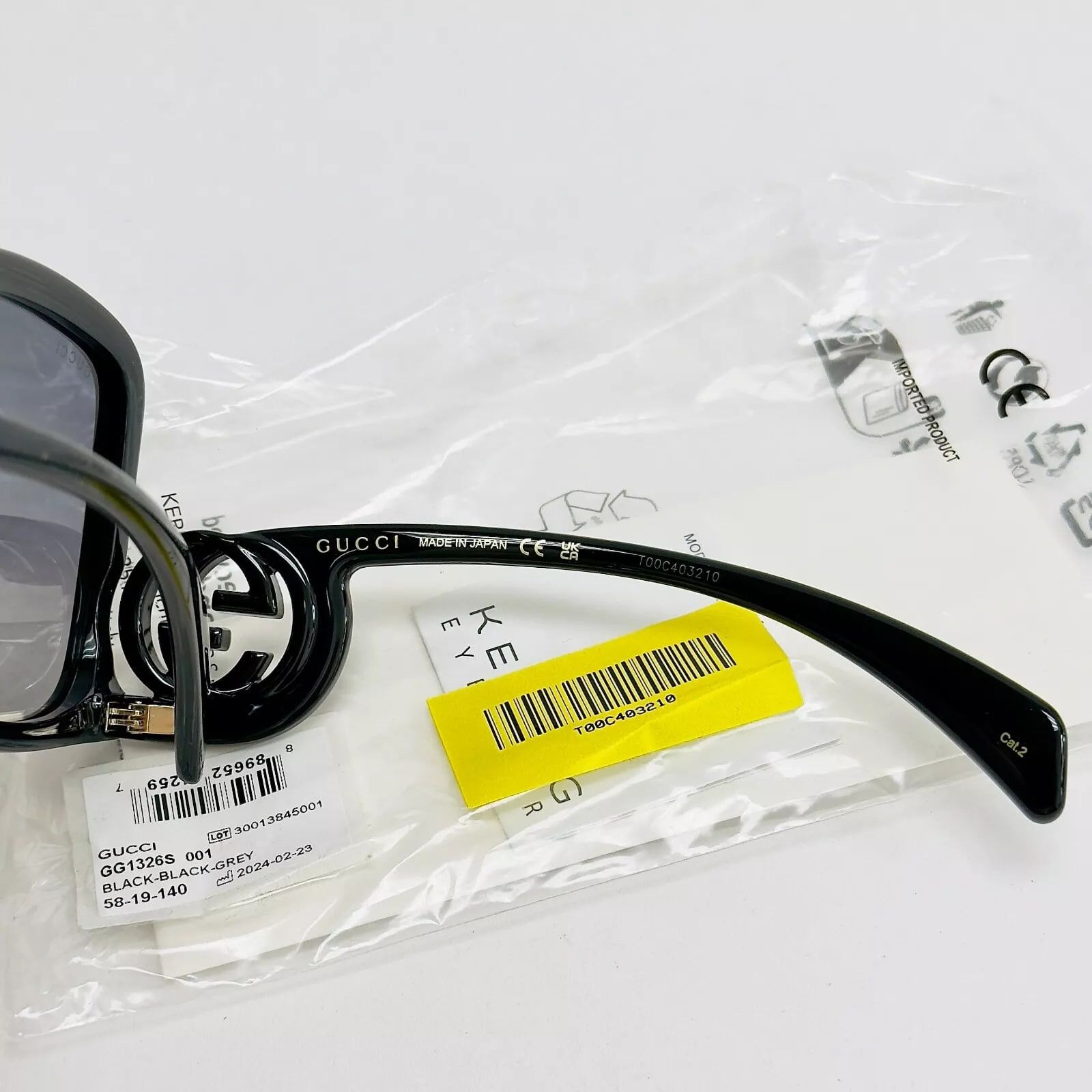 Gucci GUCCI Couture 1326 Black GG 001 Fashion Sunglasses GG1326S Size ONE SIZE - 5 Thumbnail