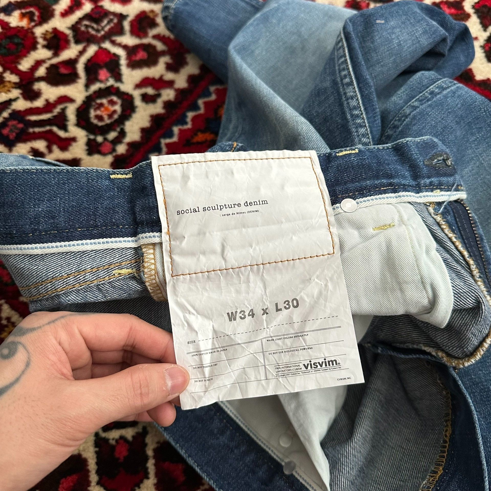 Visvim visvim 17aw 03D10 Washed Jeans Size US 34 / EU 50 - 7 Thumbnail